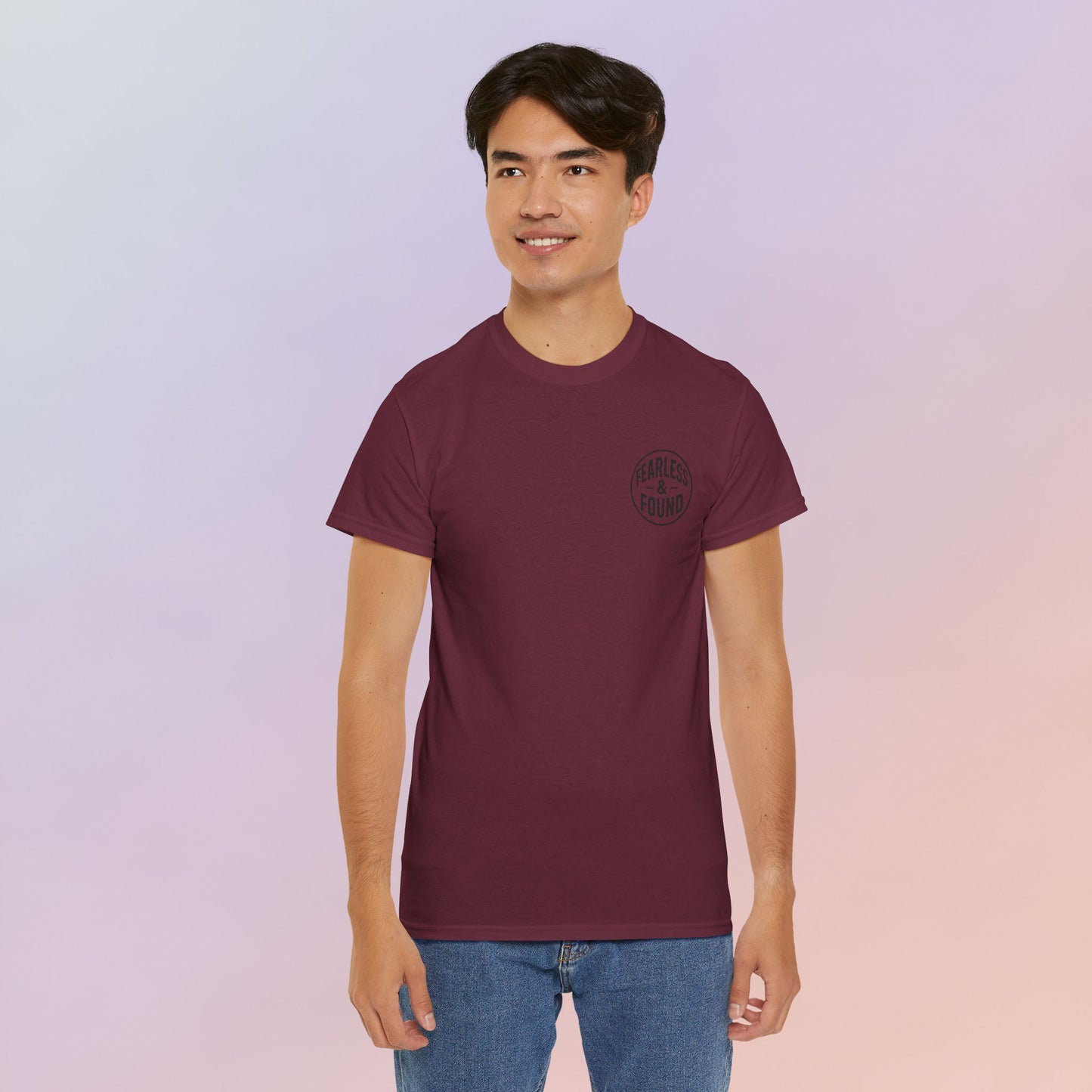 FEARLESS AND FOUND CARTOON TEE