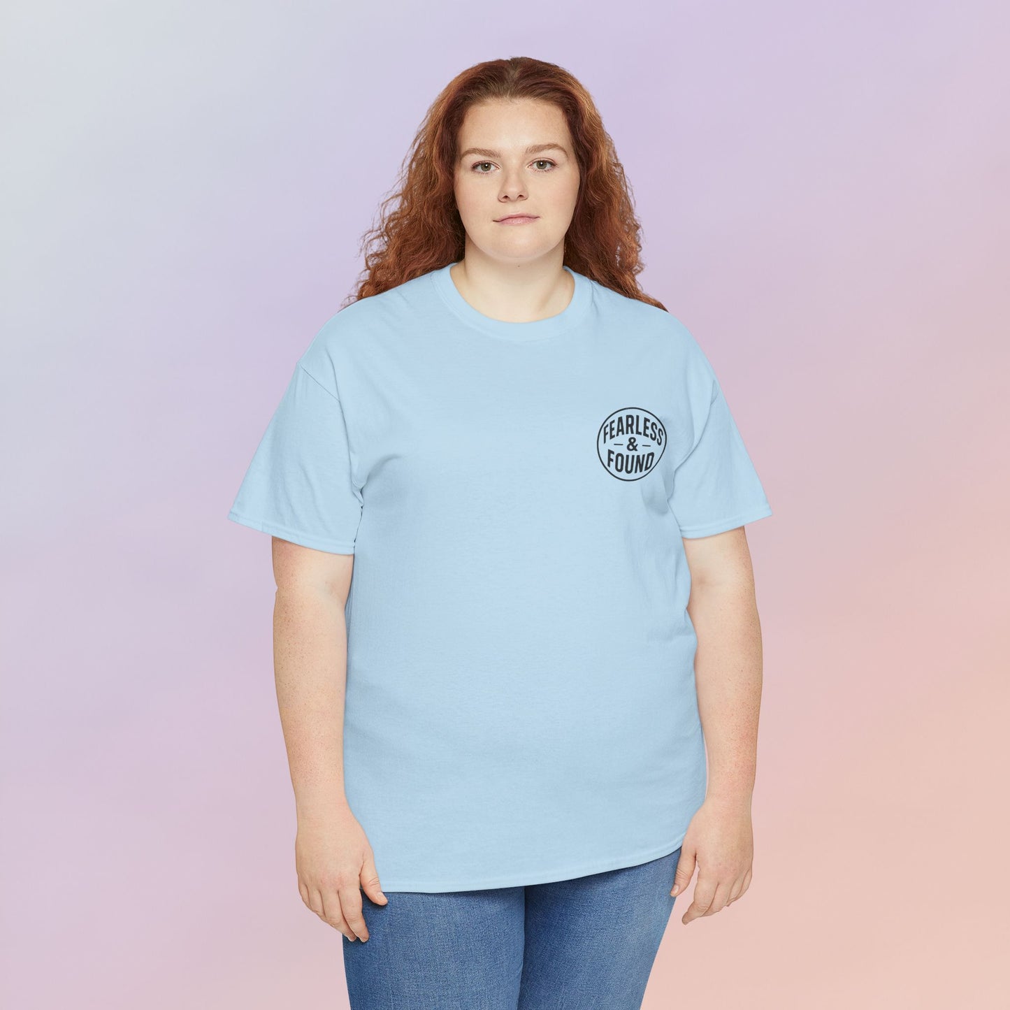 FEARLESS AND FOUND CARTOON TEE