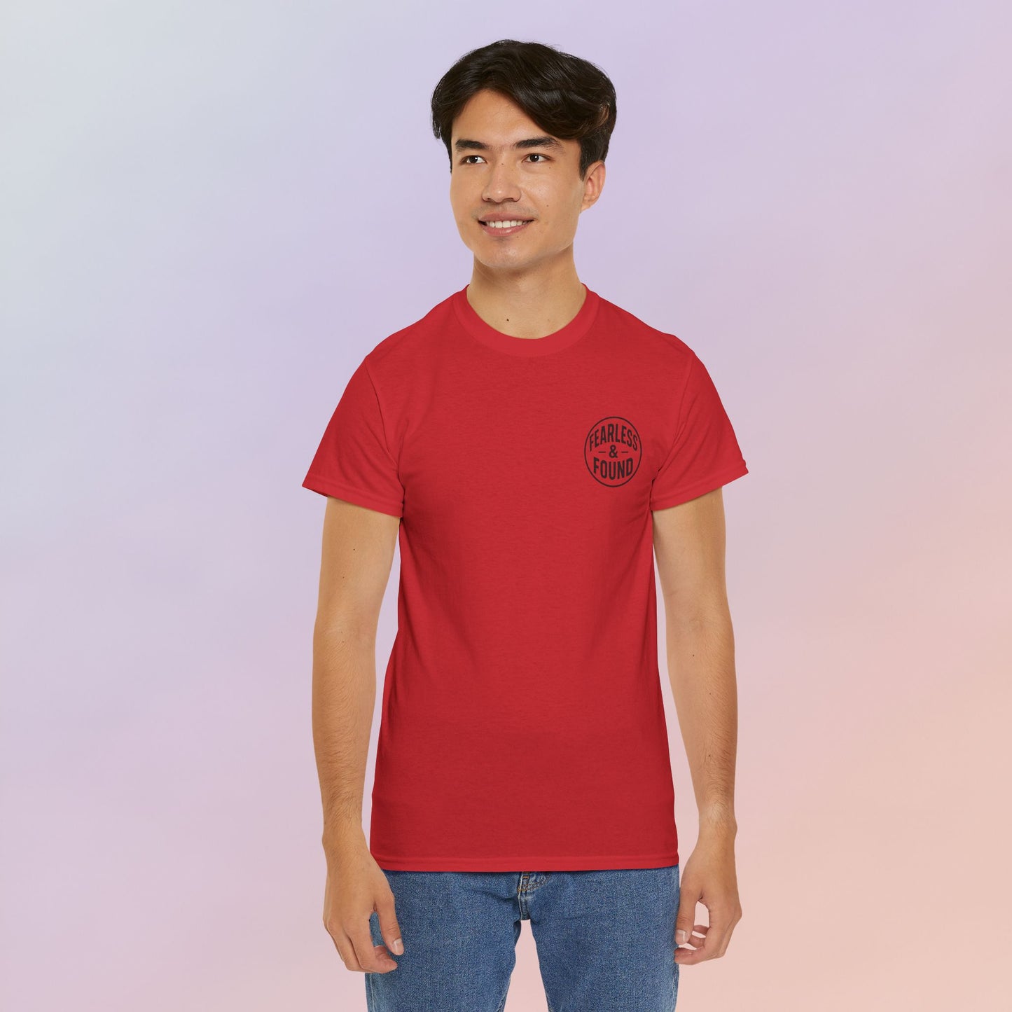 FEARLESS AND FOUND CARTOON TEE