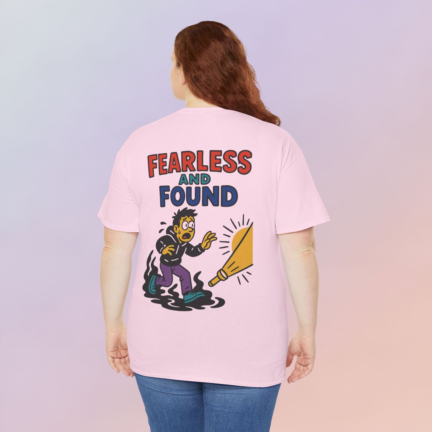 FEARLESS AND FOUND CARTOON TEE