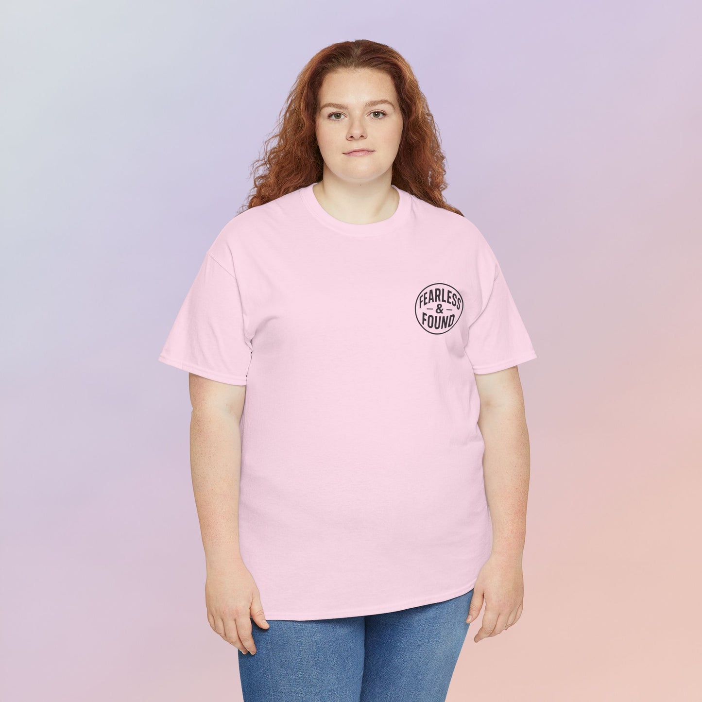 FEARLESS AND FOUND CARTOON TEE
