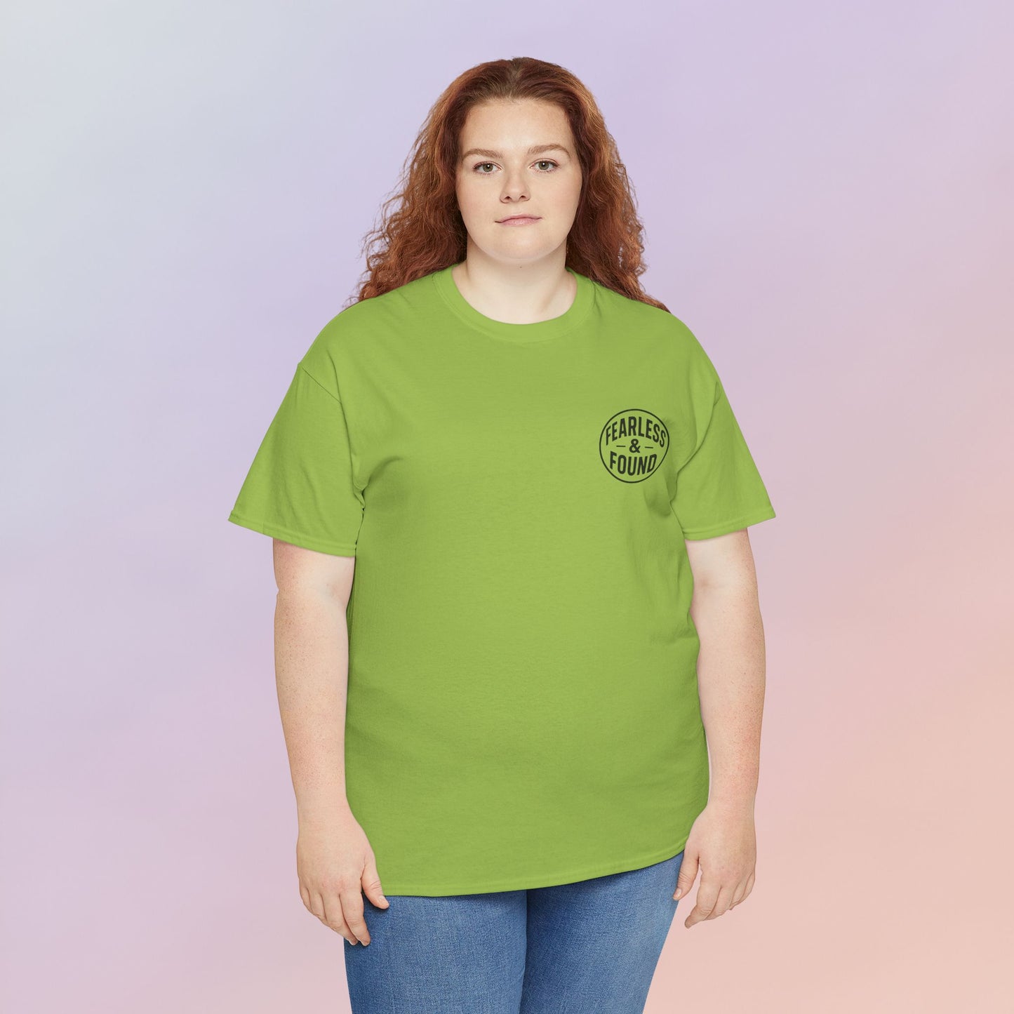FEARLESS AND FOUND CARTOON TEE