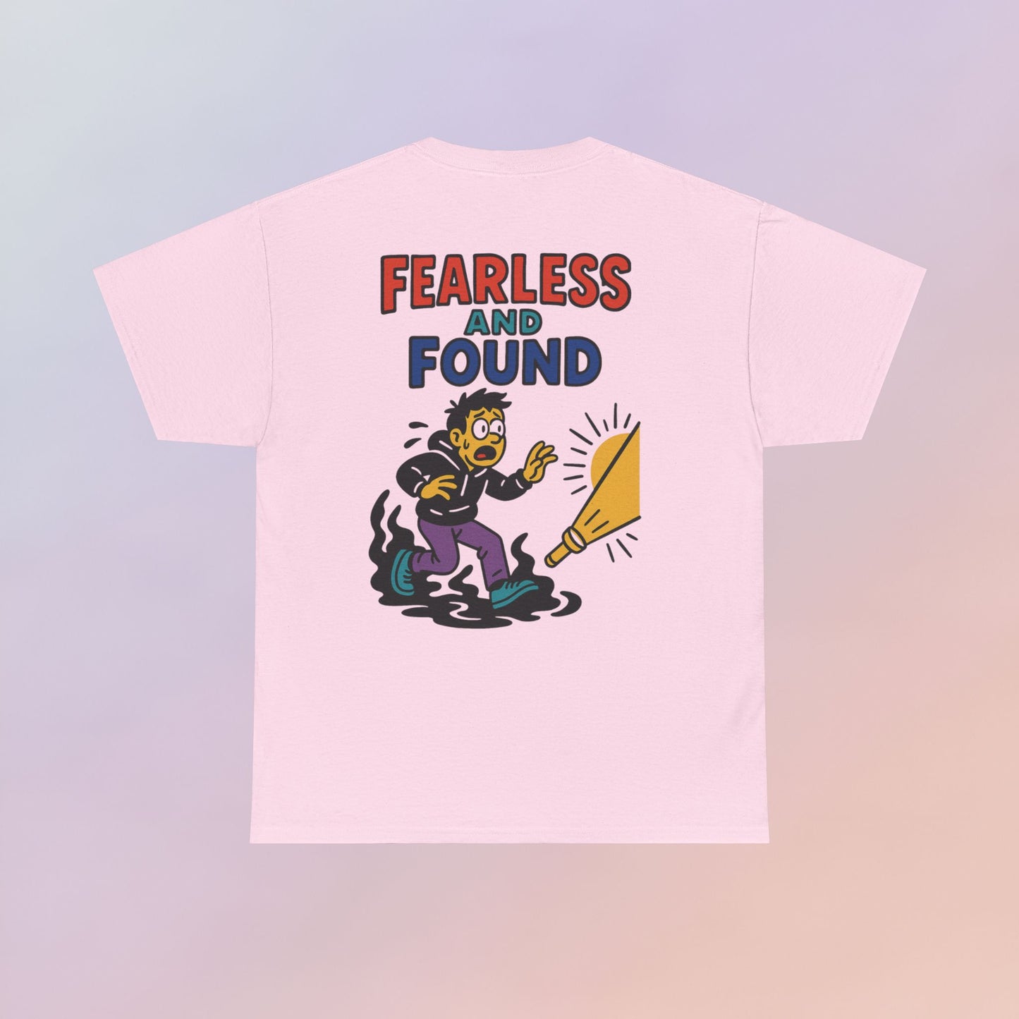 FEARLESS AND FOUND CARTOON TEE