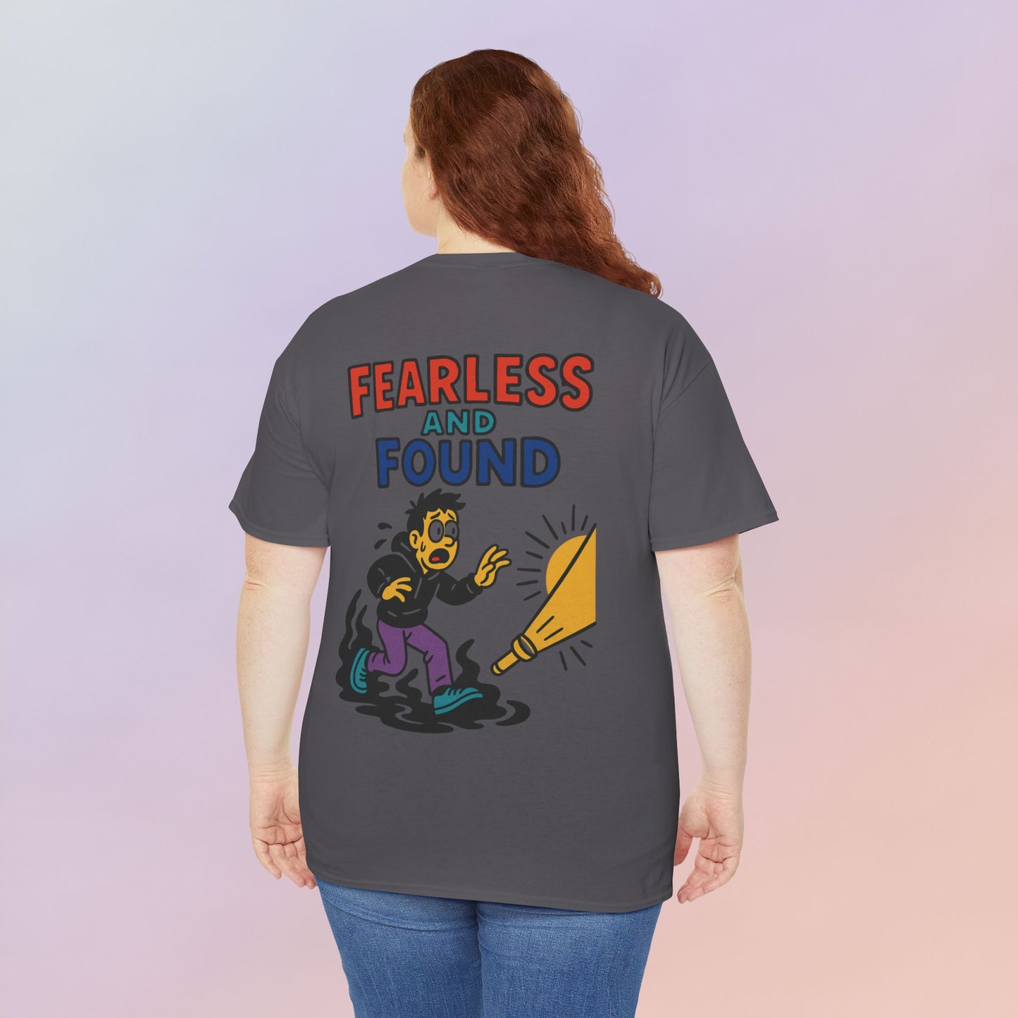 FEARLESS AND FOUND CARTOON TEE