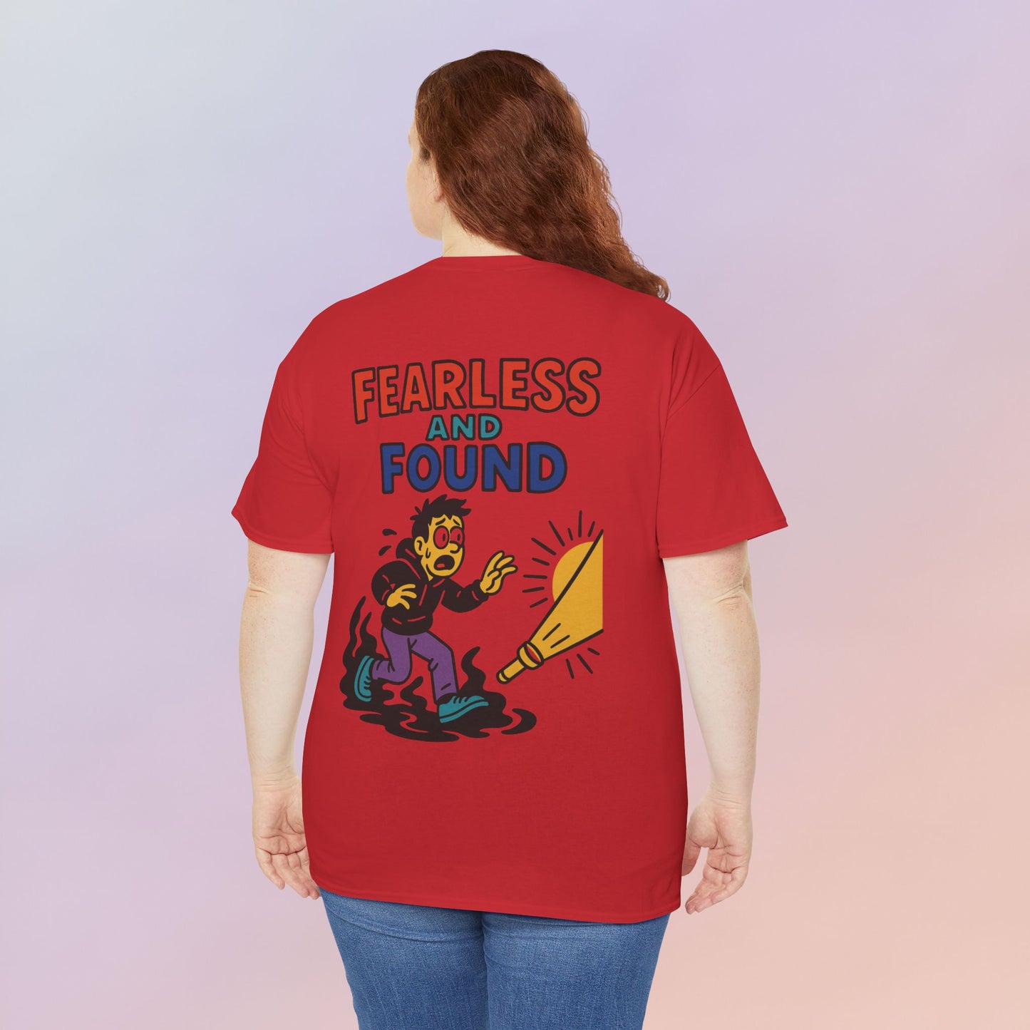 FEARLESS AND FOUND CARTOON TEE