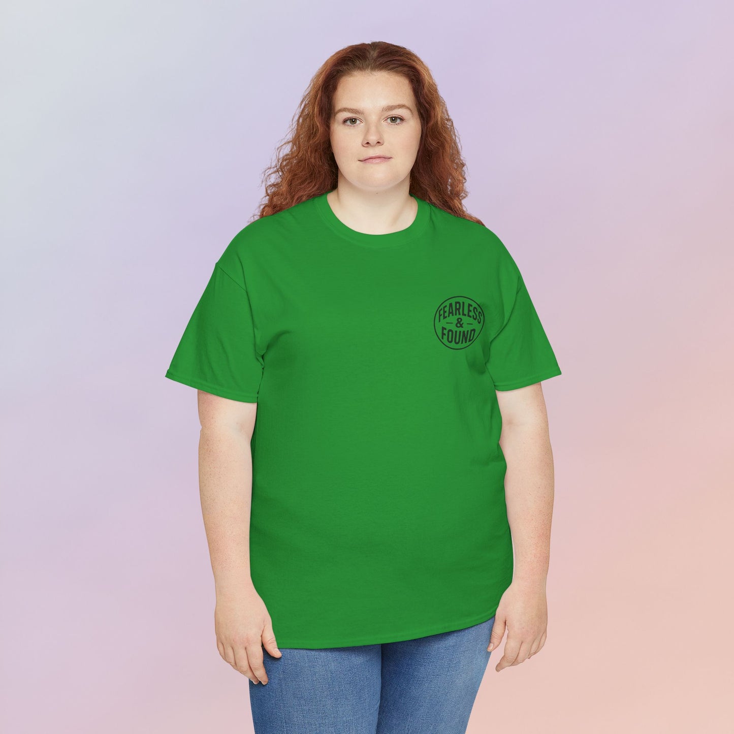 FEARLESS AND FOUND CARTOON TEE