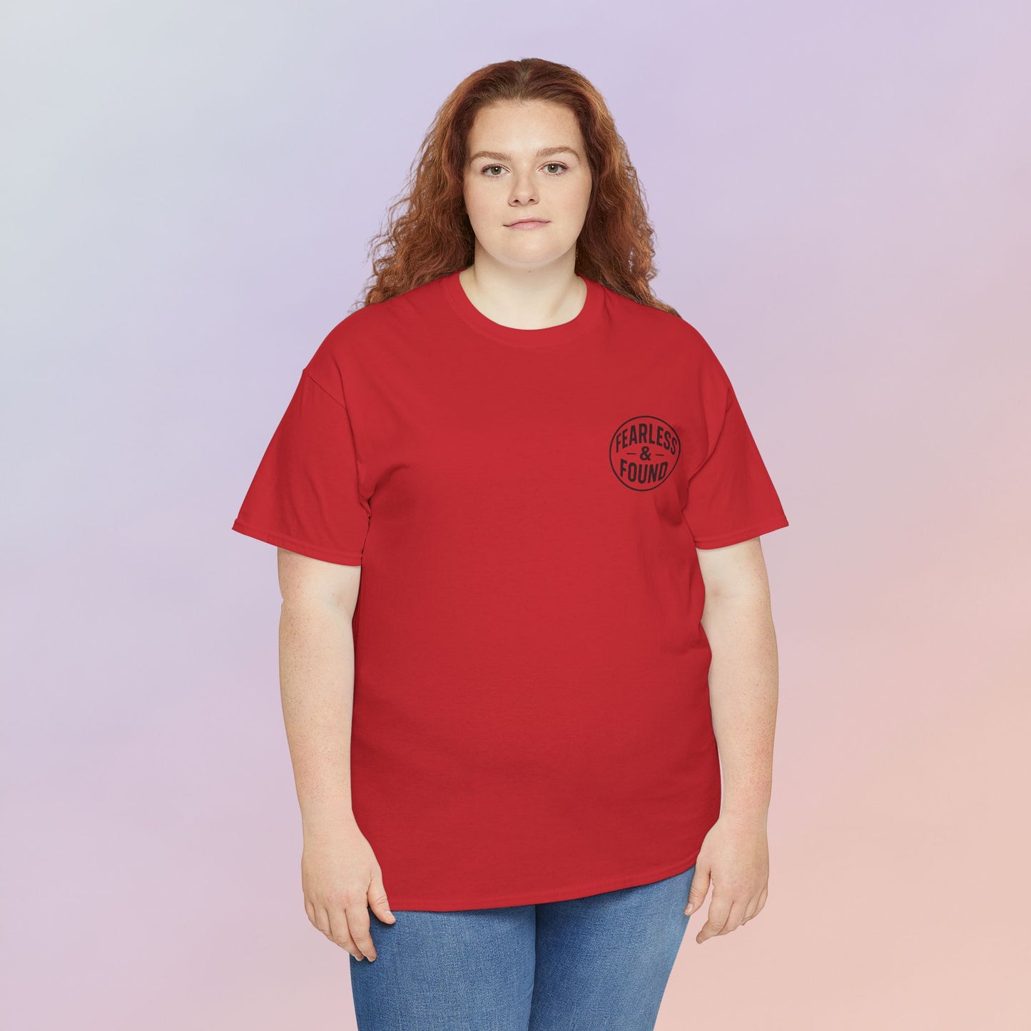 FEARLESS AND FOUND CARTOON TEE