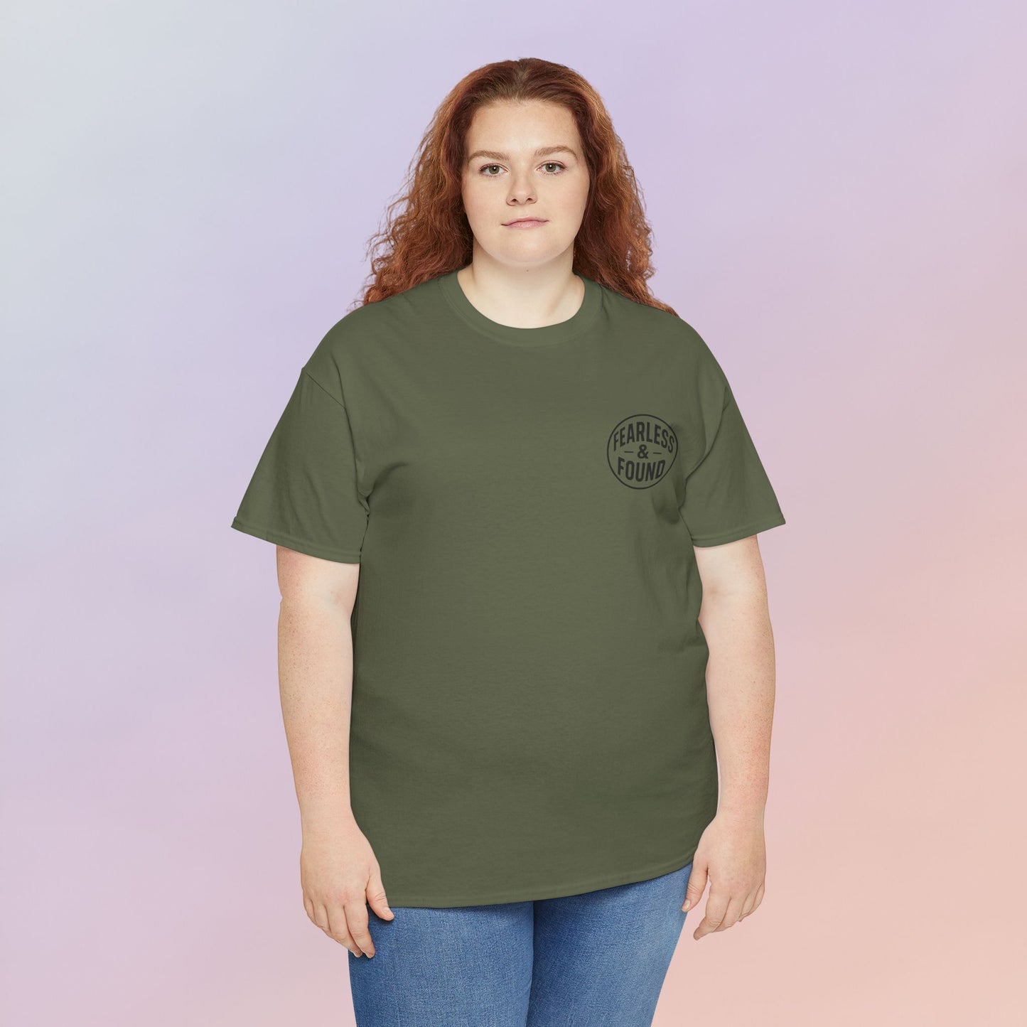 FEARLESS AND FOUND CARTOON TEE