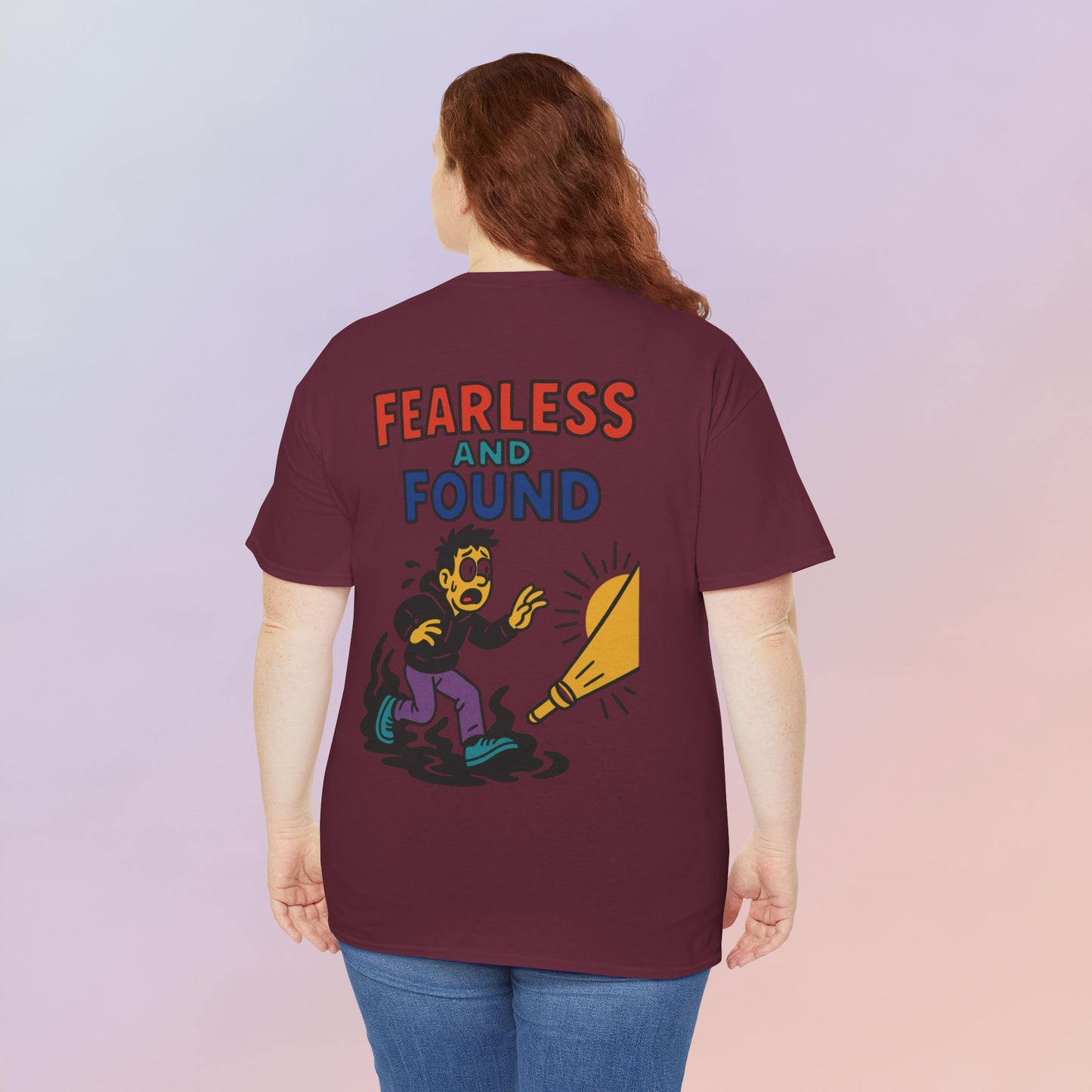FEARLESS AND FOUND CARTOON TEE