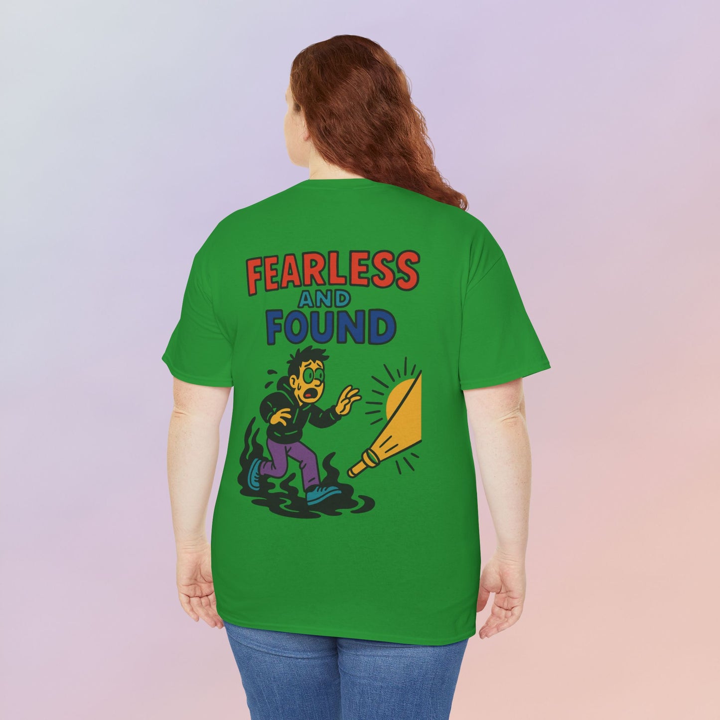 FEARLESS AND FOUND CARTOON TEE