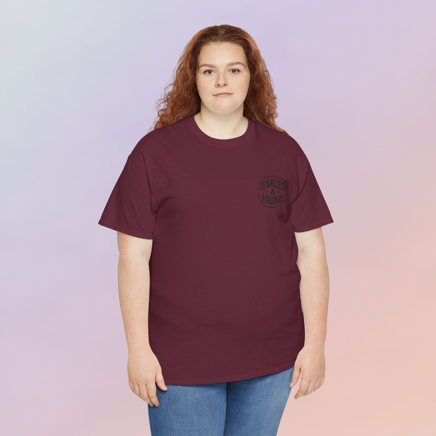 FEARLESS AND FOUND CARTOON TEE