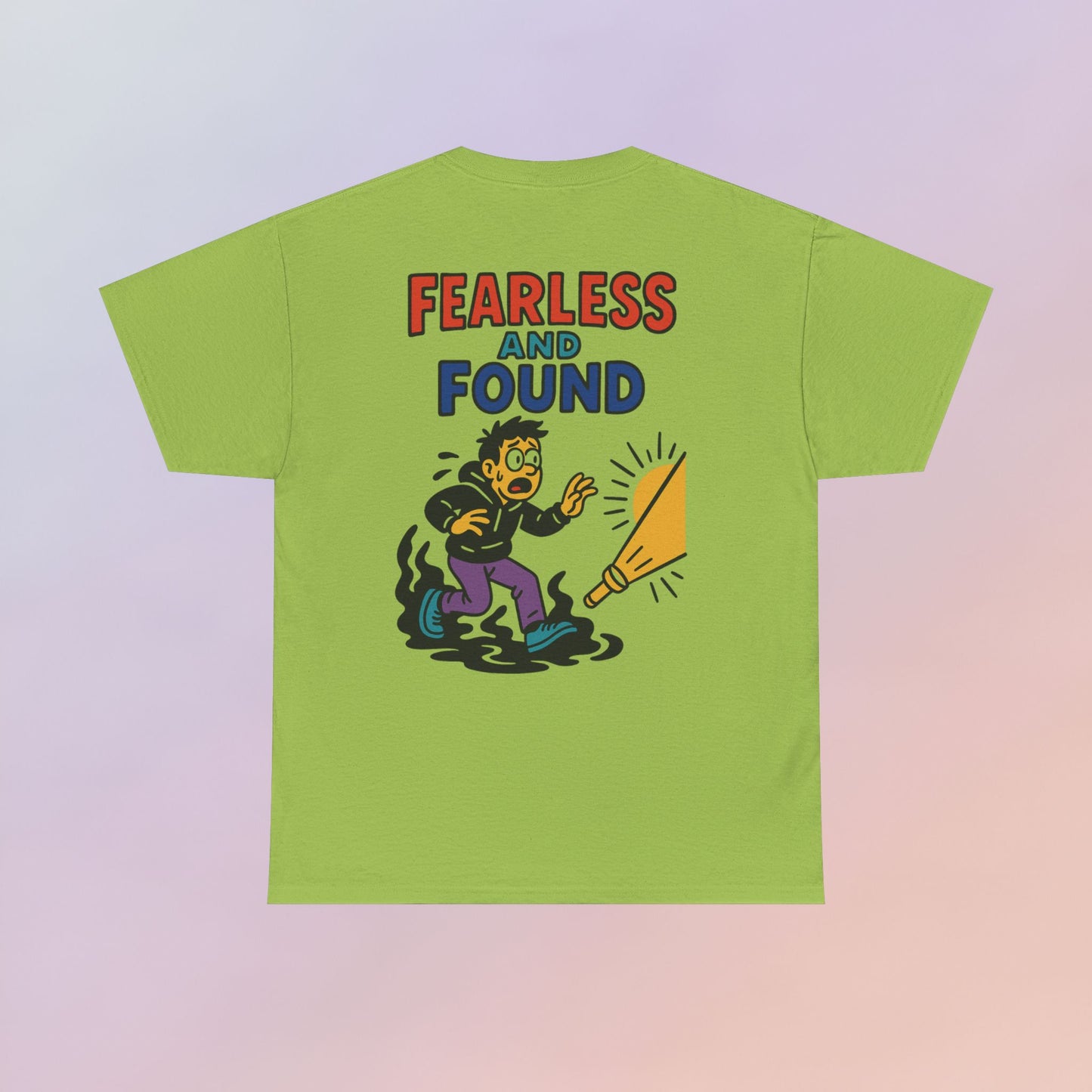 FEARLESS AND FOUND CARTOON TEE