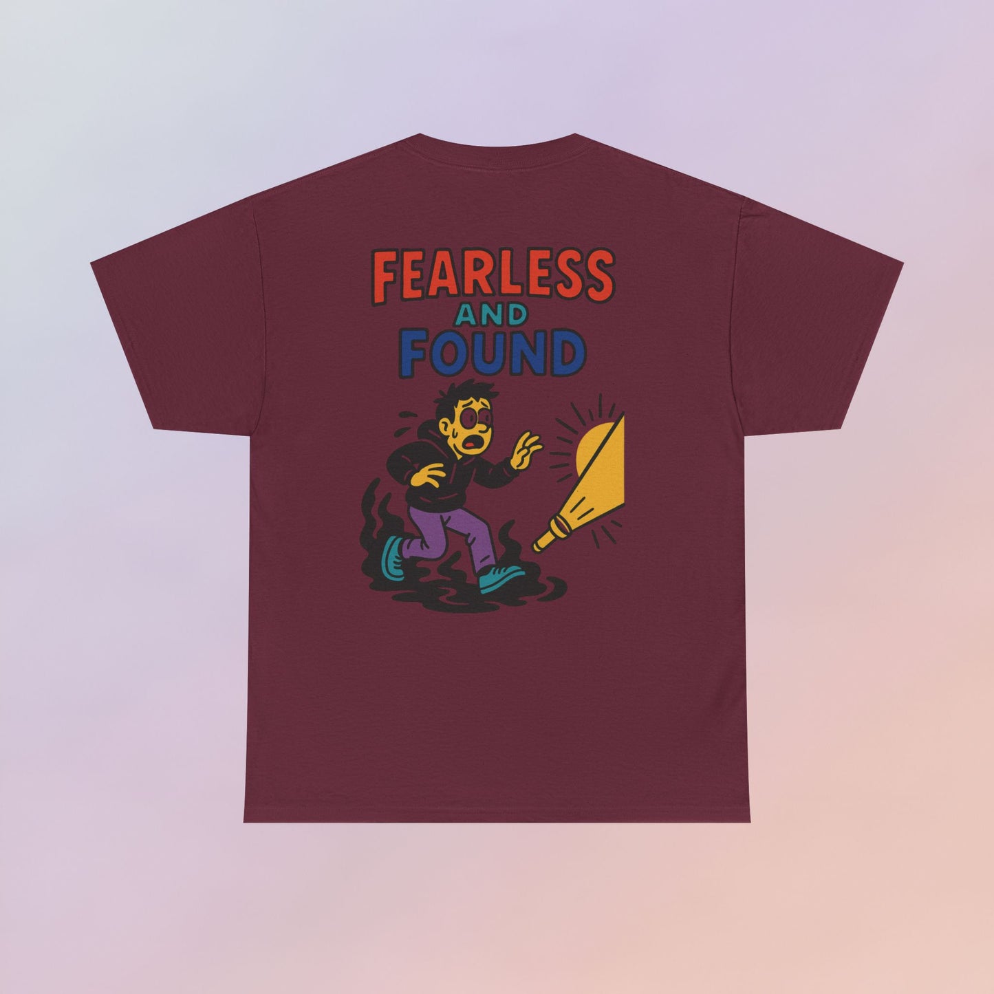 FEARLESS AND FOUND CARTOON TEE