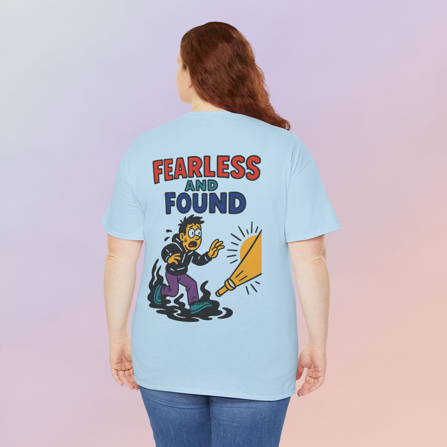 FEARLESS AND FOUND CARTOON TEE