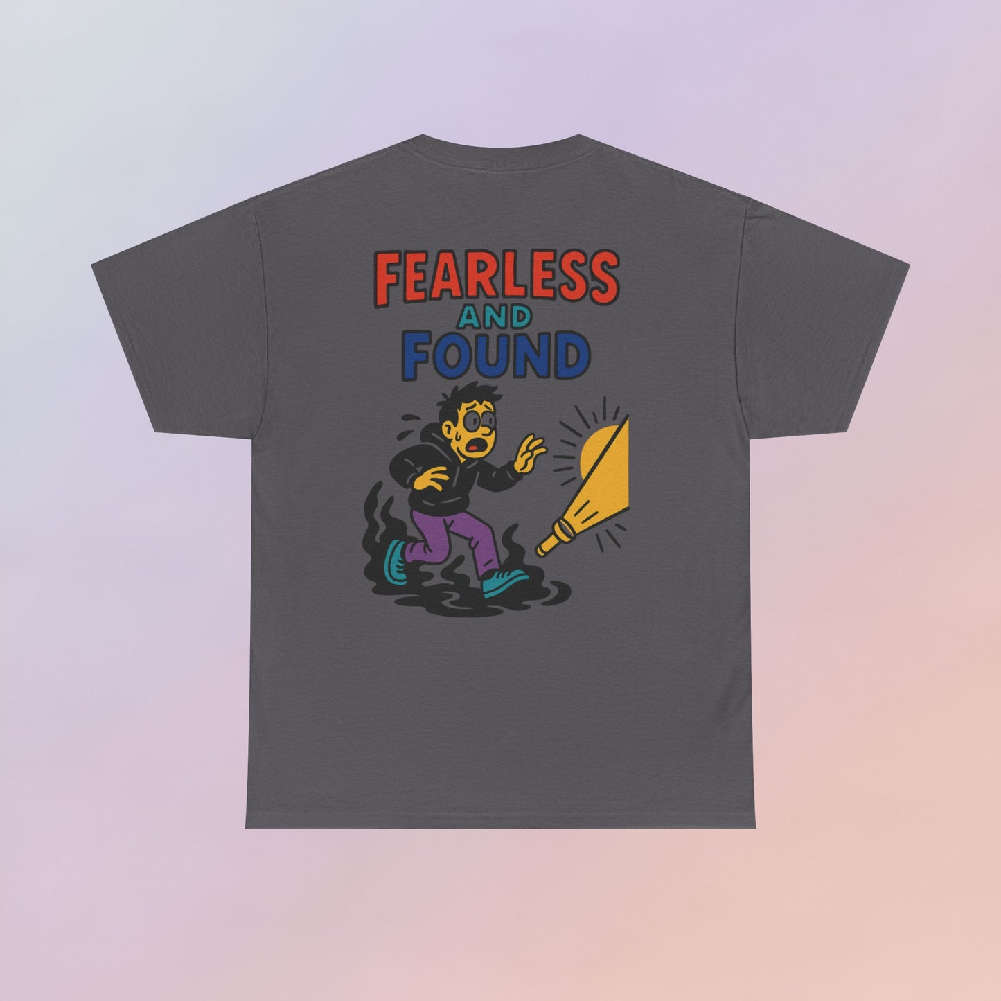 FEARLESS AND FOUND CARTOON TEE