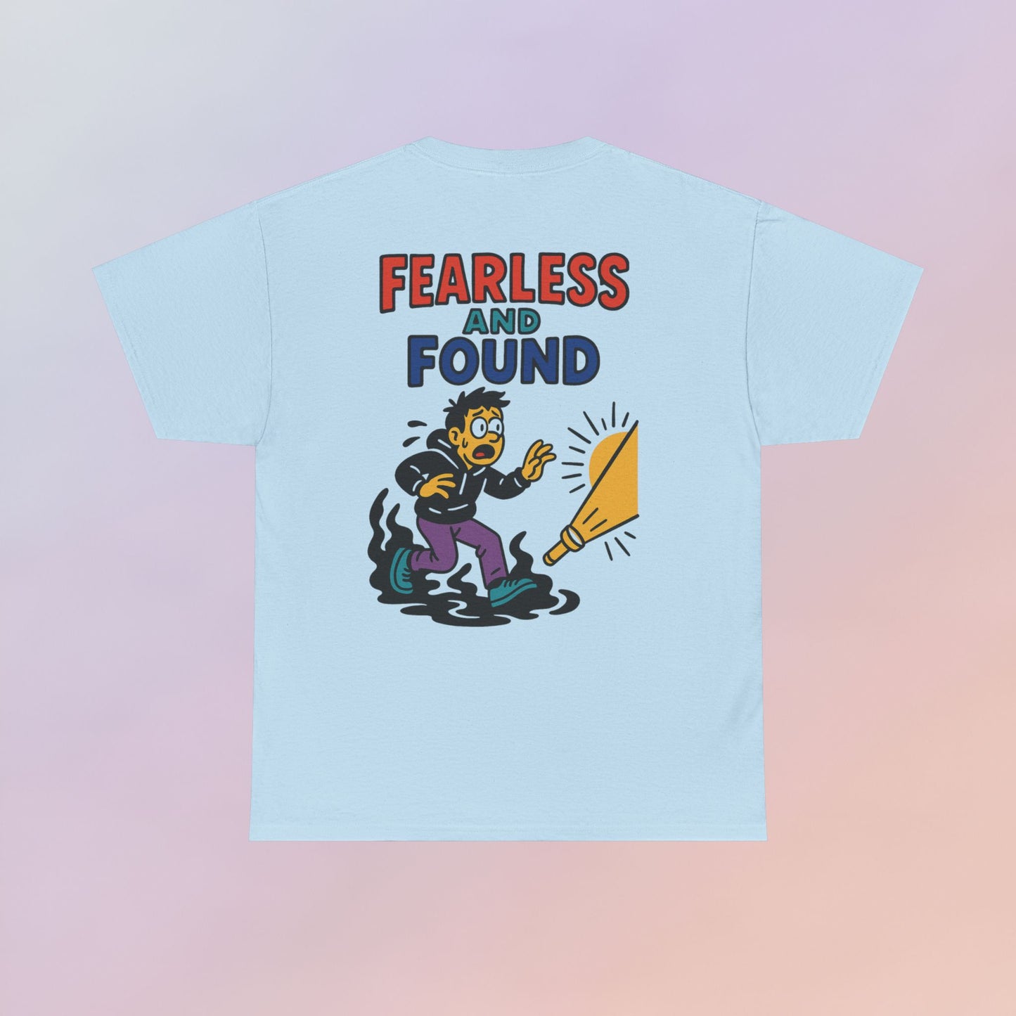 FEARLESS AND FOUND CARTOON TEE