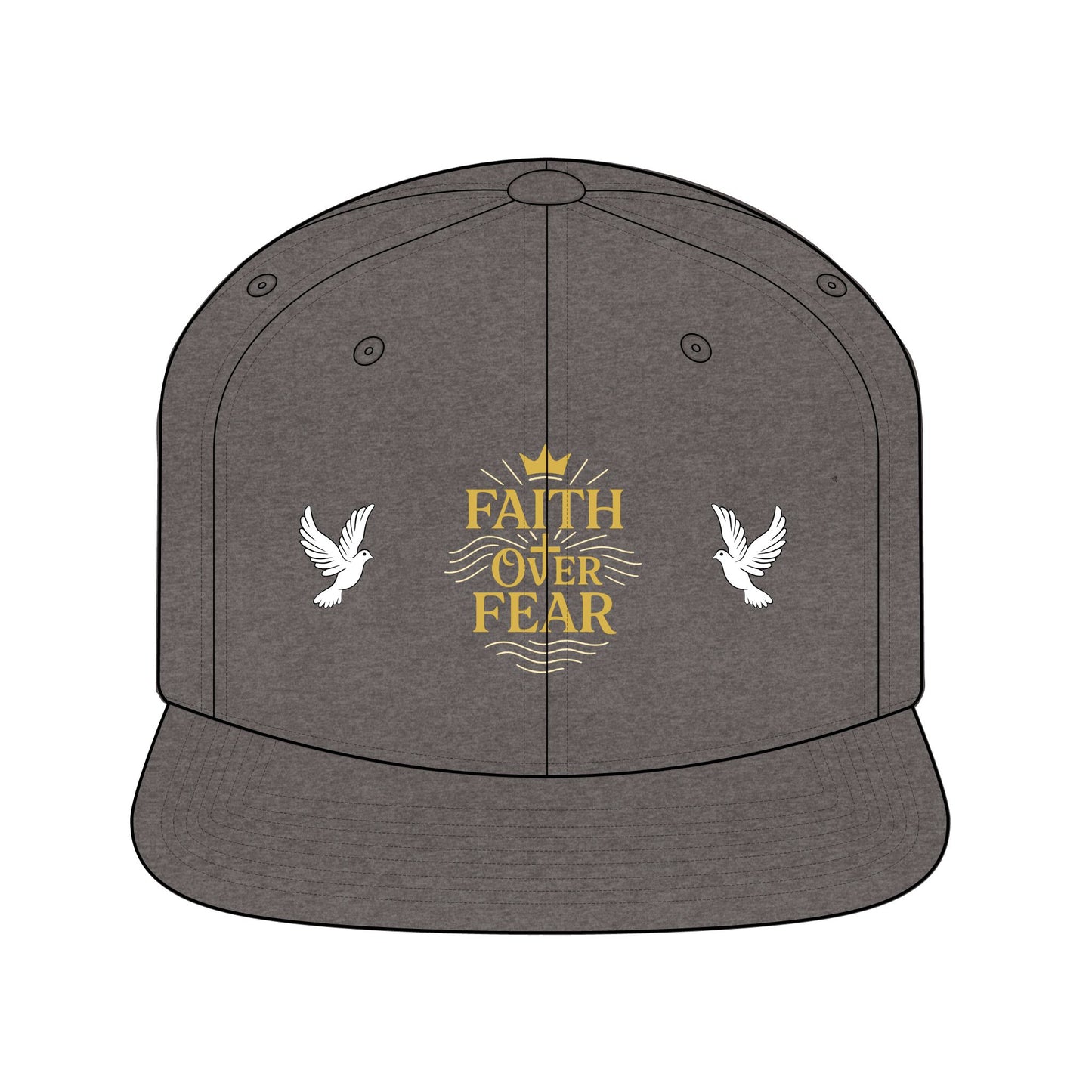 Faith Over Fear Snapback Hat