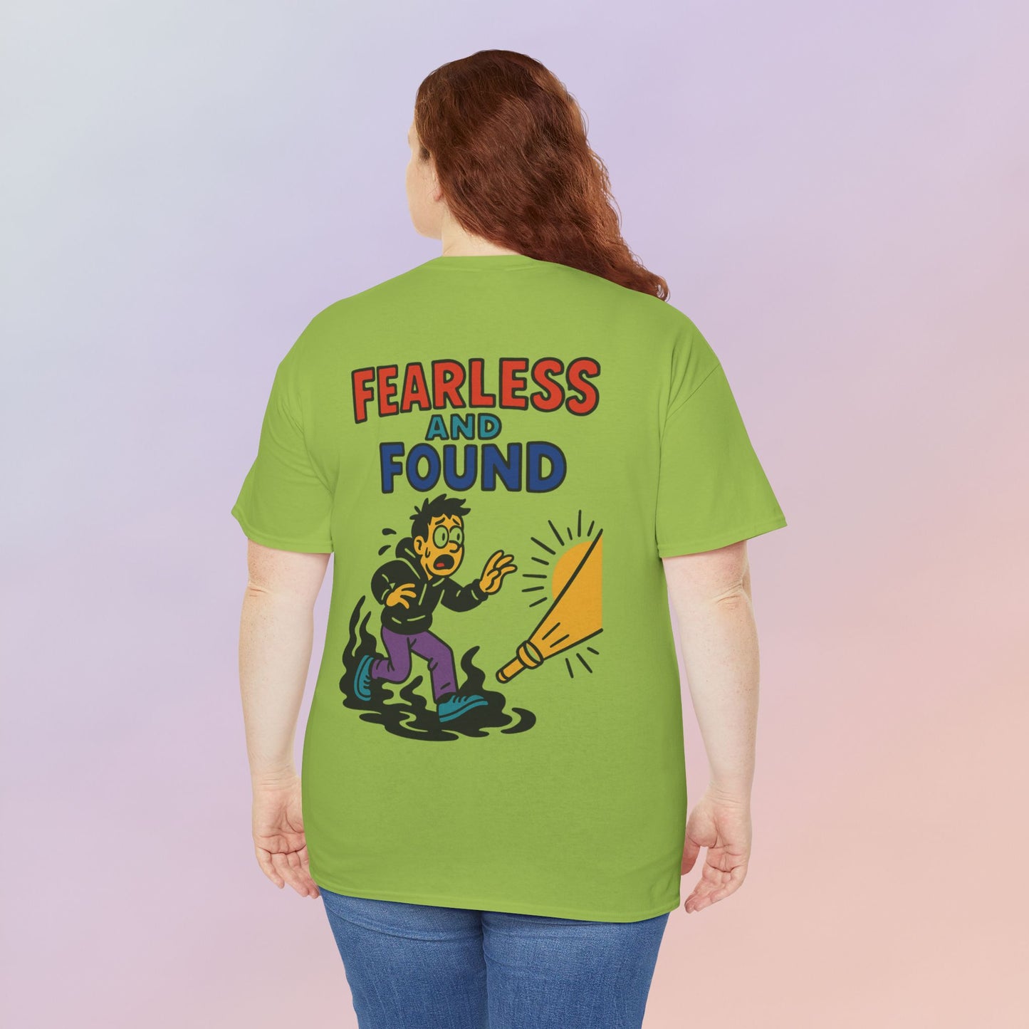 FEARLESS AND FOUND CARTOON TEE