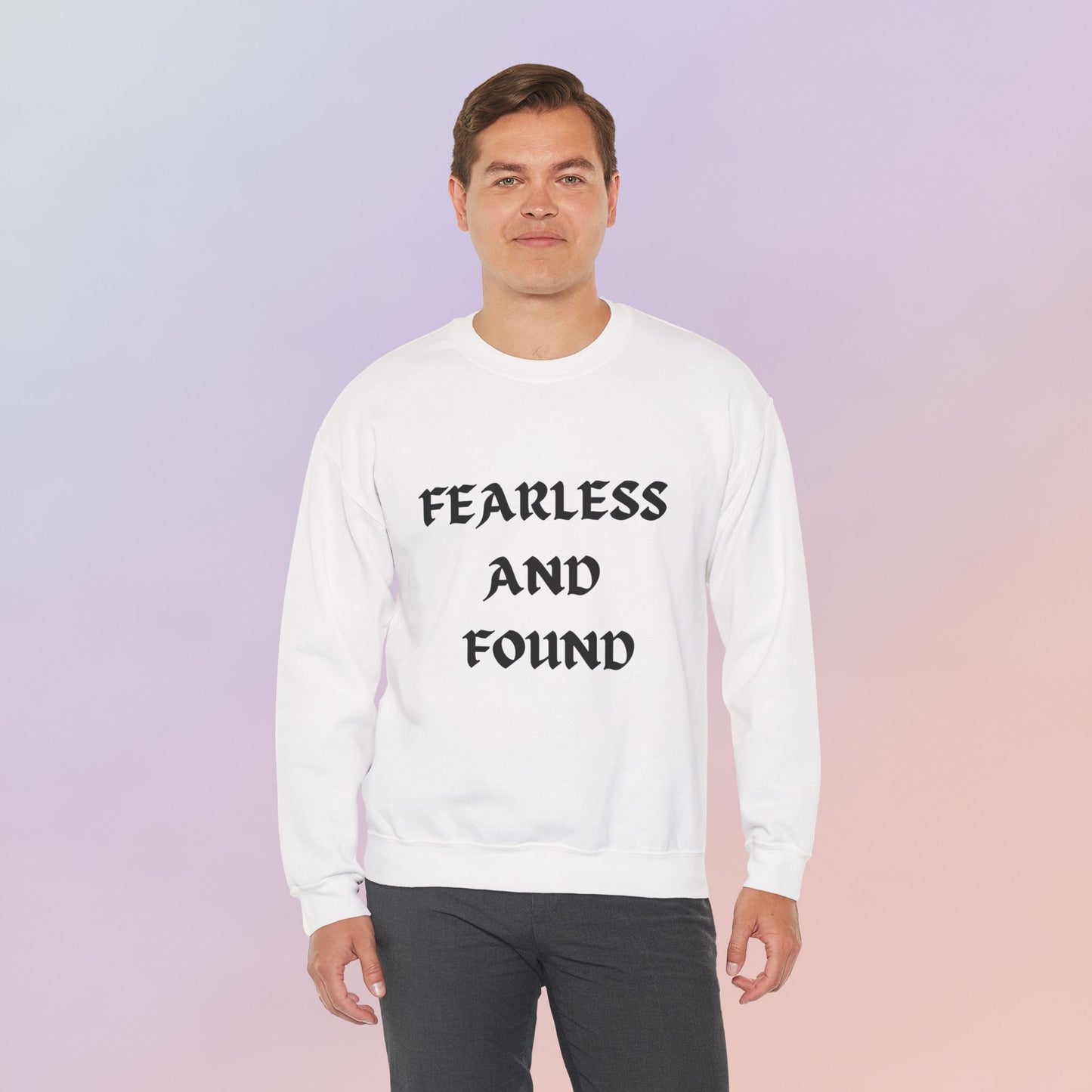 FEARLESS AND FOUND CARTOON SWEATSHIRT