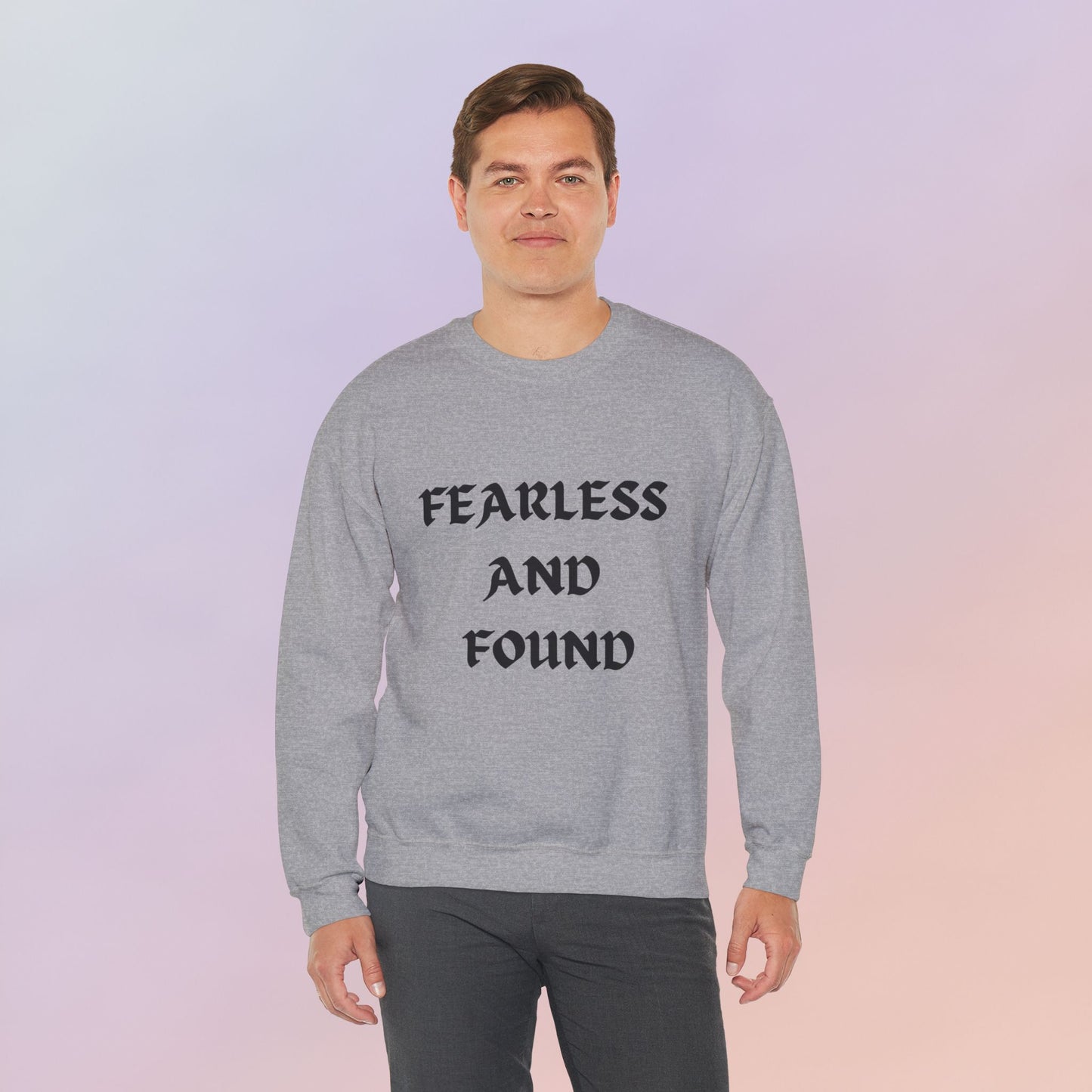 FEARLESS AND FOUND CARTOON SWEATSHIRT