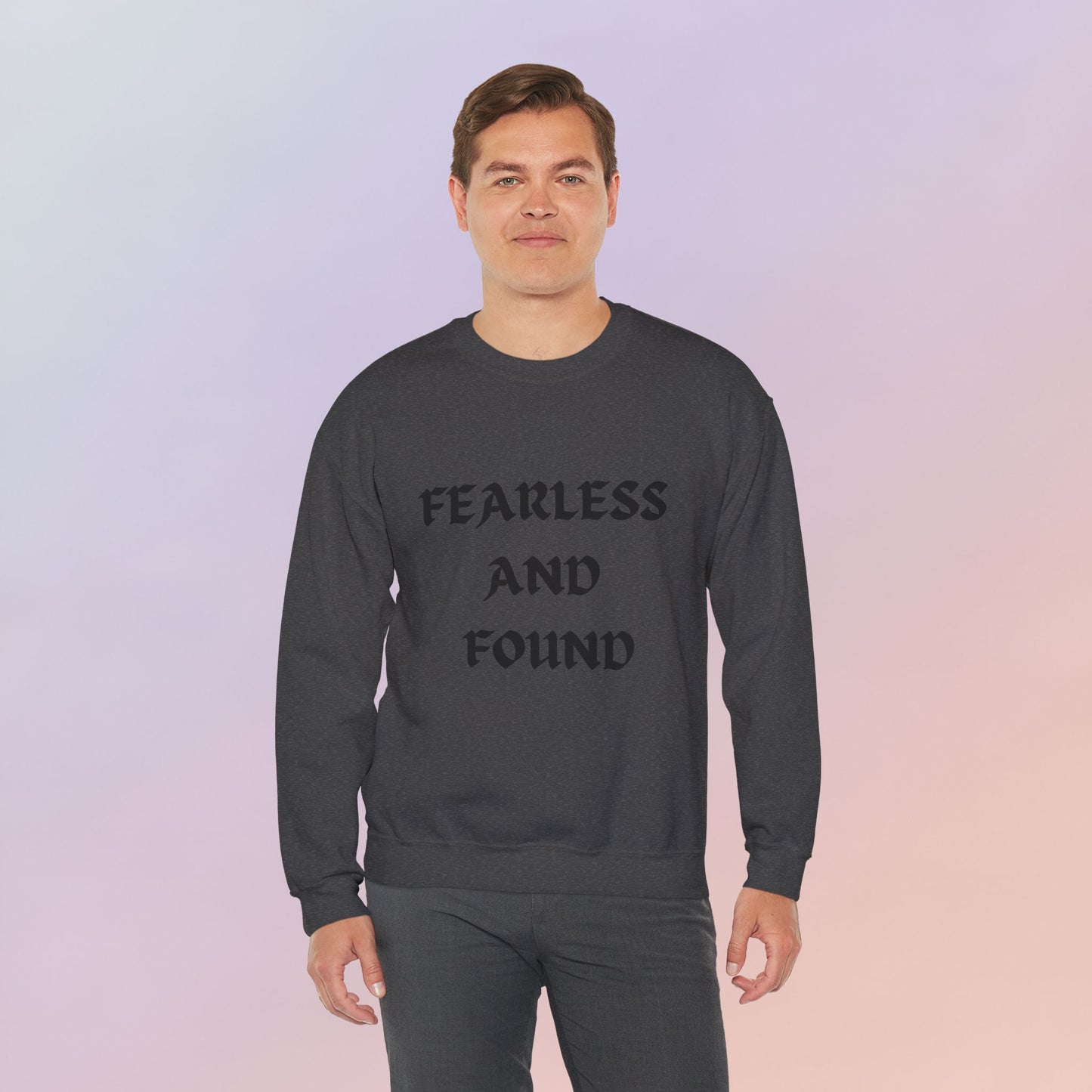 FEARLESS AND FOUND CARTOON SWEATSHIRT