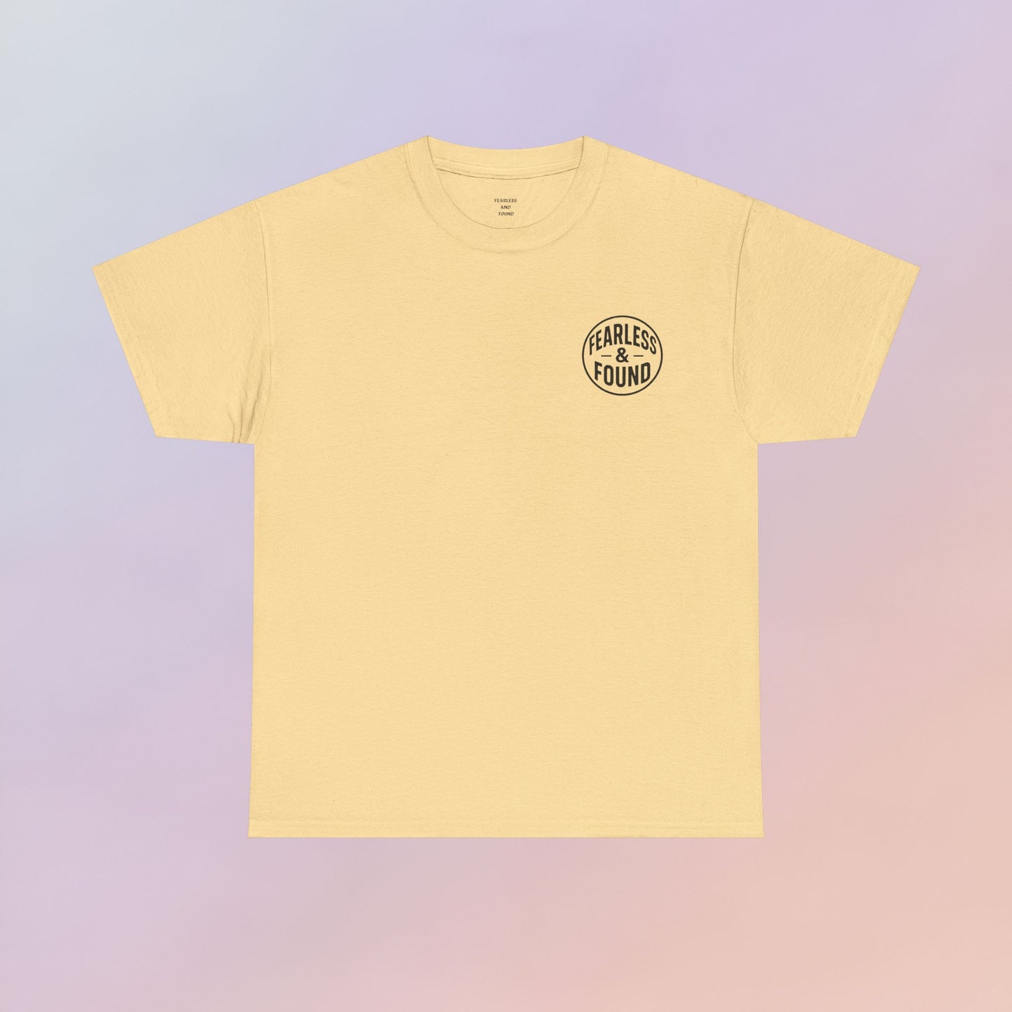 FEARLESS AND FOUND CARTOON TEE