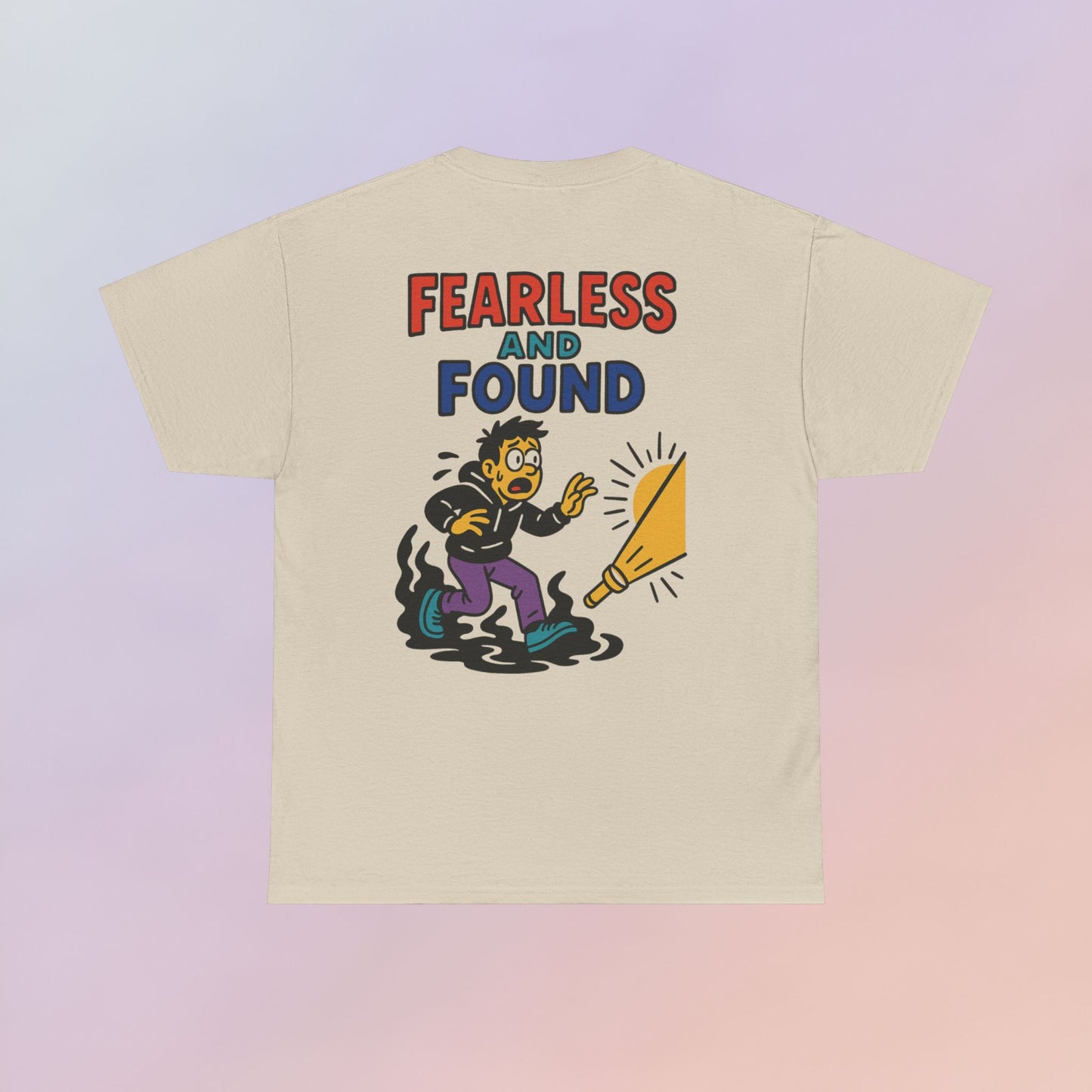 FEARLESS AND FOUND CARTOON TEE