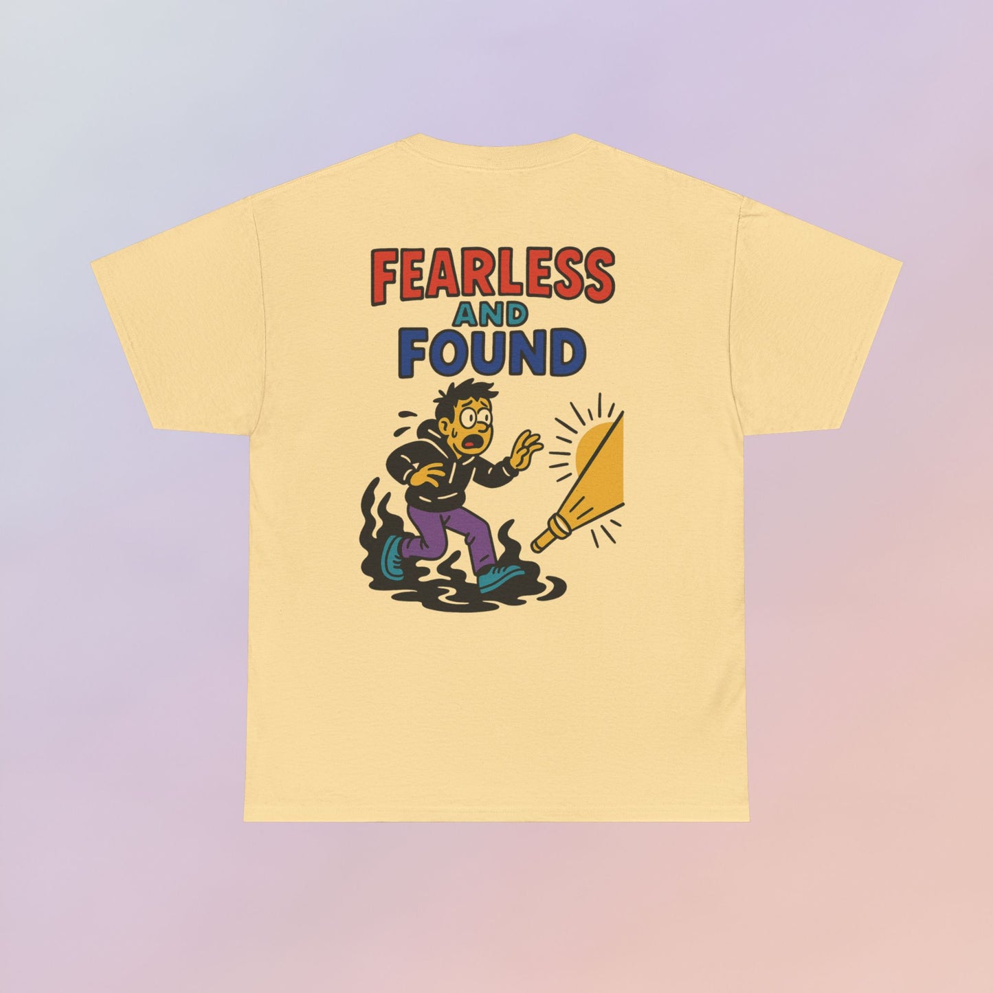 FEARLESS AND FOUND CARTOON TEE