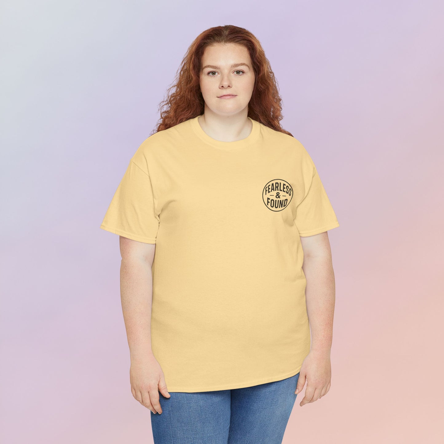 FEARLESS AND FOUND CARTOON TEE