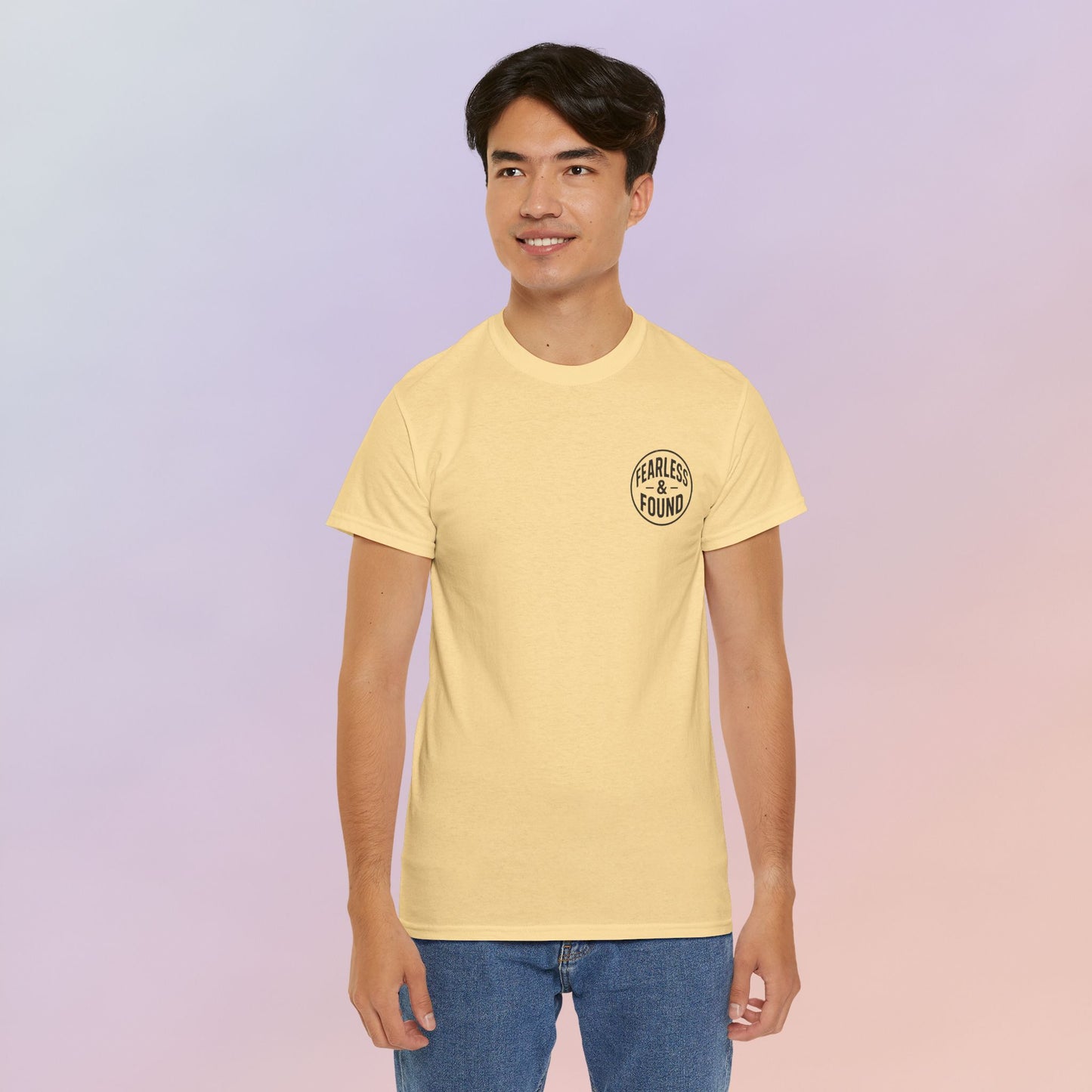 FEARLESS AND FOUND CARTOON TEE