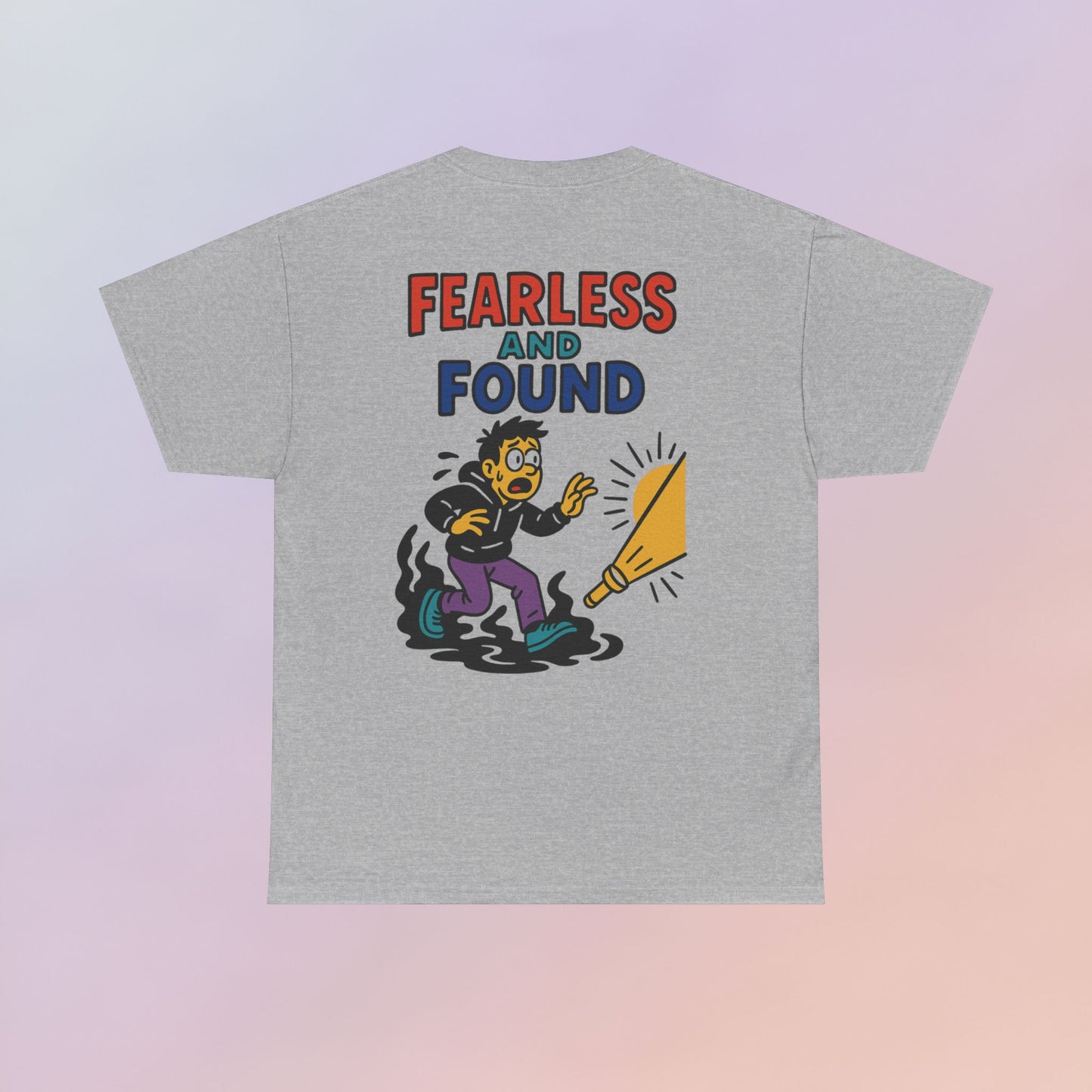 FEARLESS AND FOUND CARTOON TEE