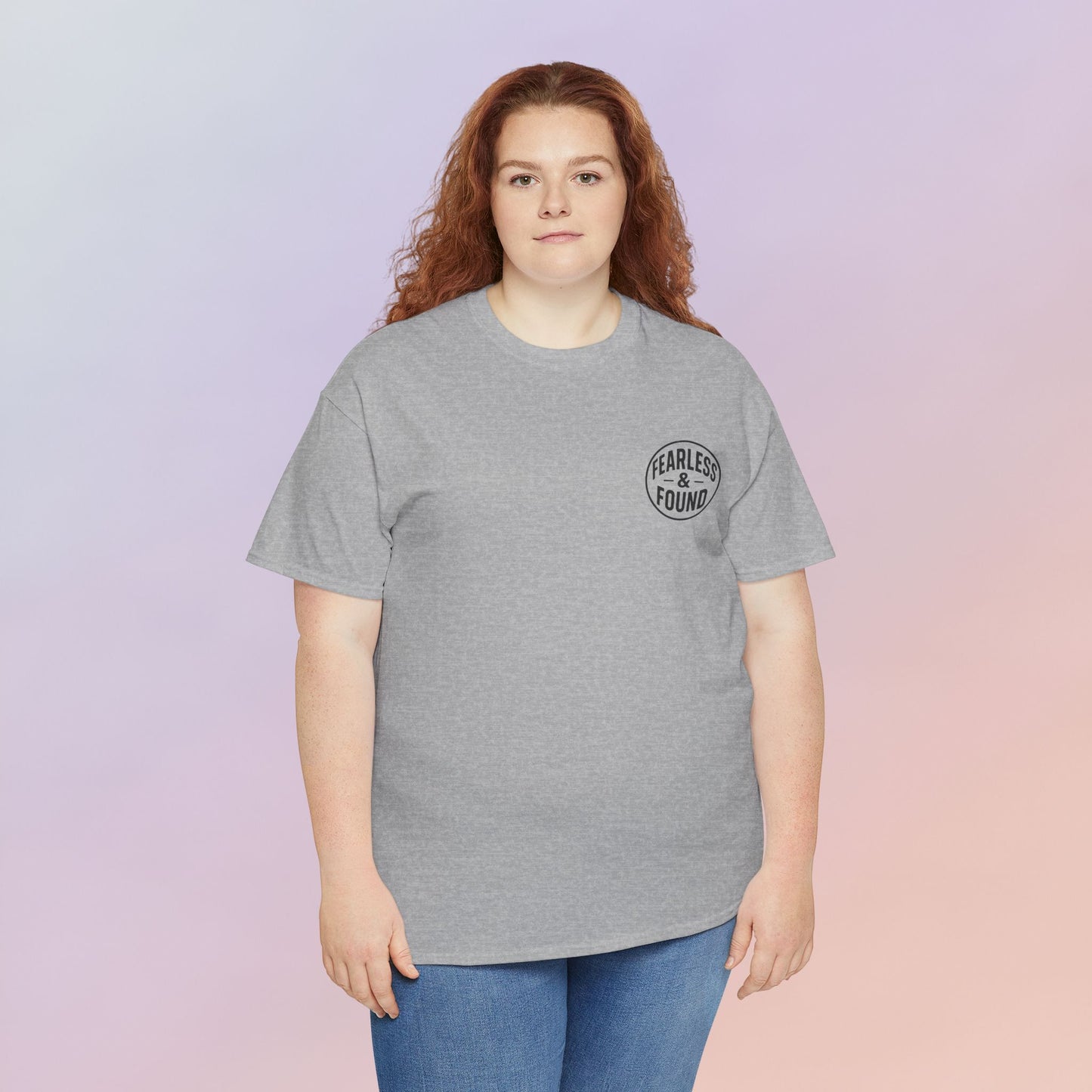 FEARLESS AND FOUND CARTOON TEE