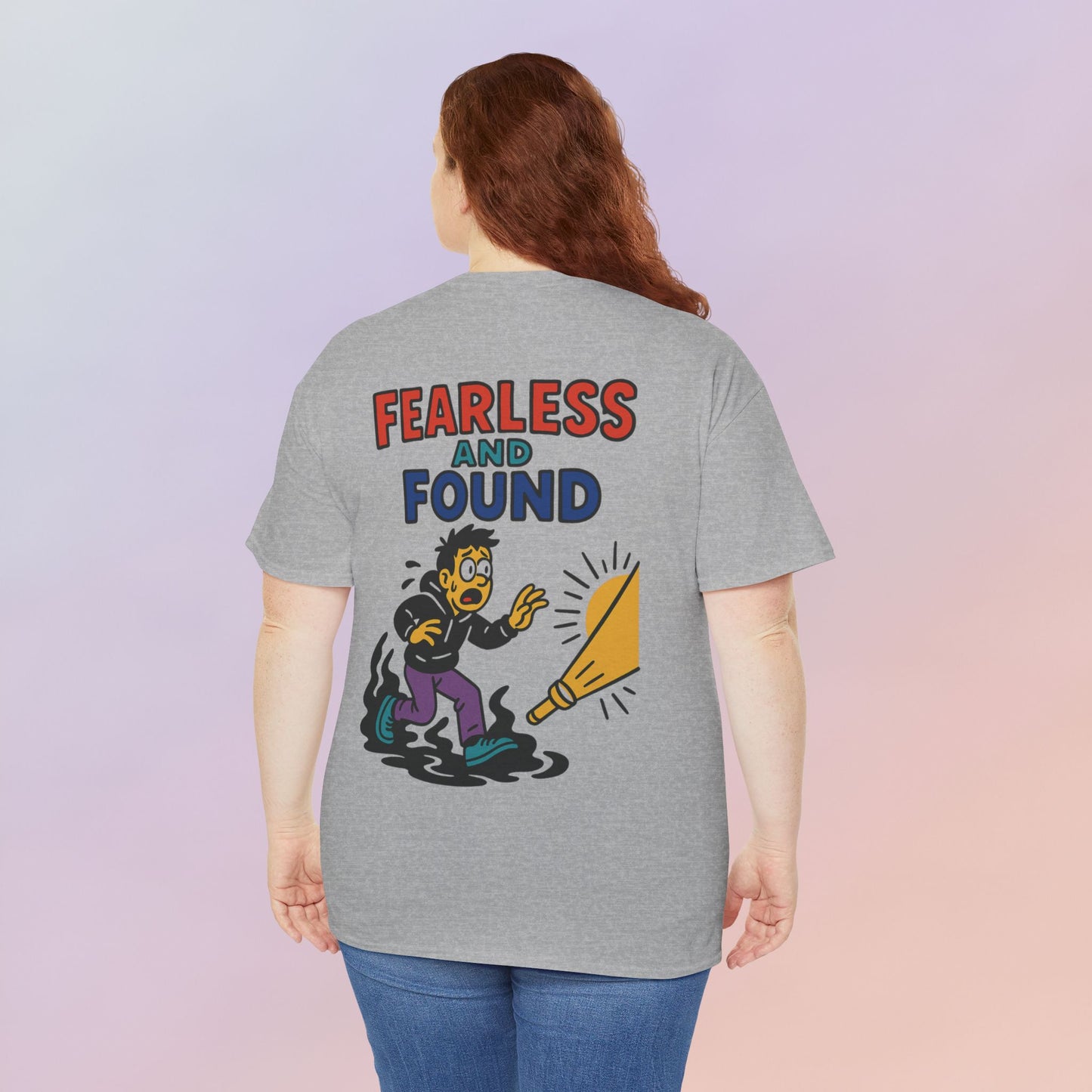 FEARLESS AND FOUND CARTOON TEE