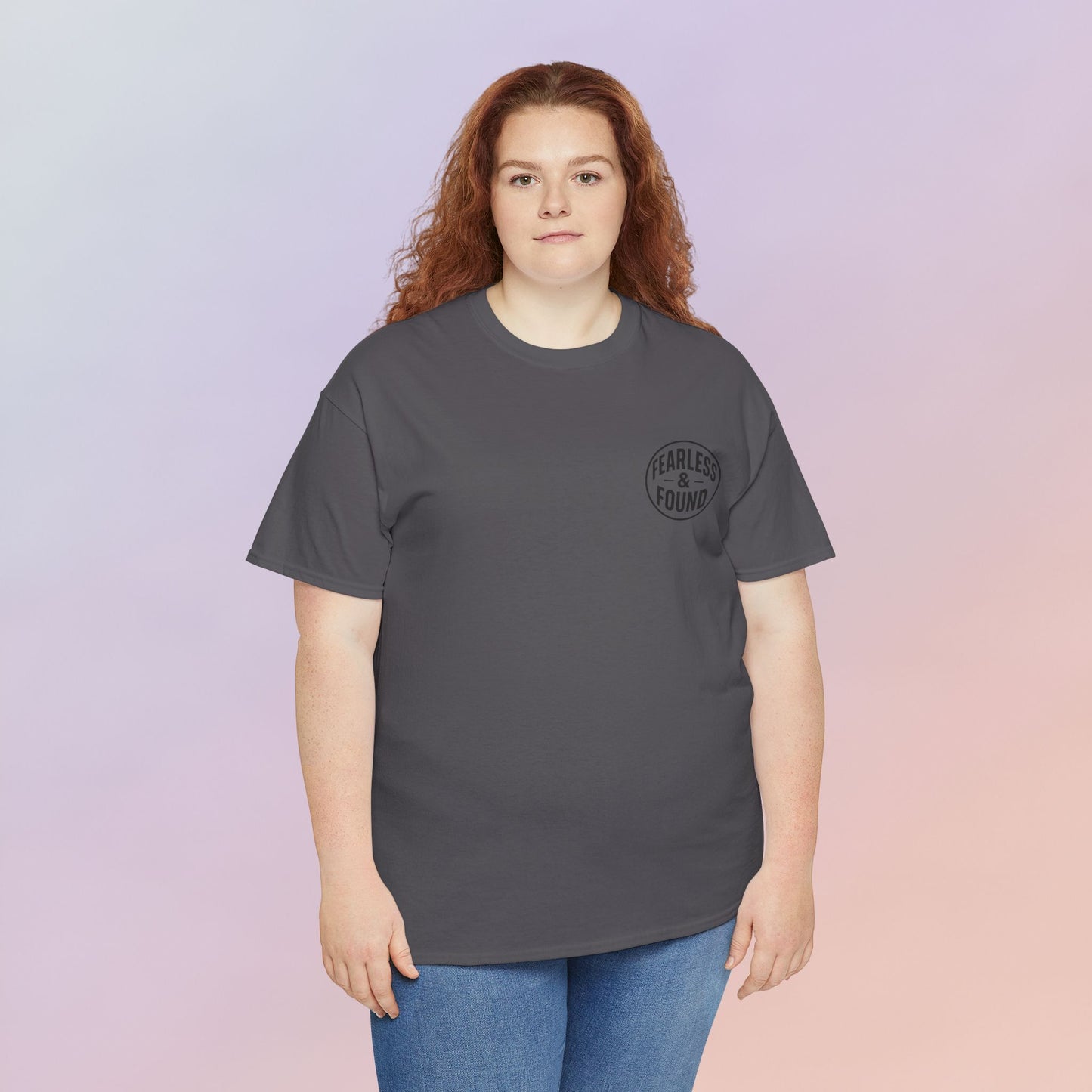 FEARLESS AND FOUND CARTOON TEE