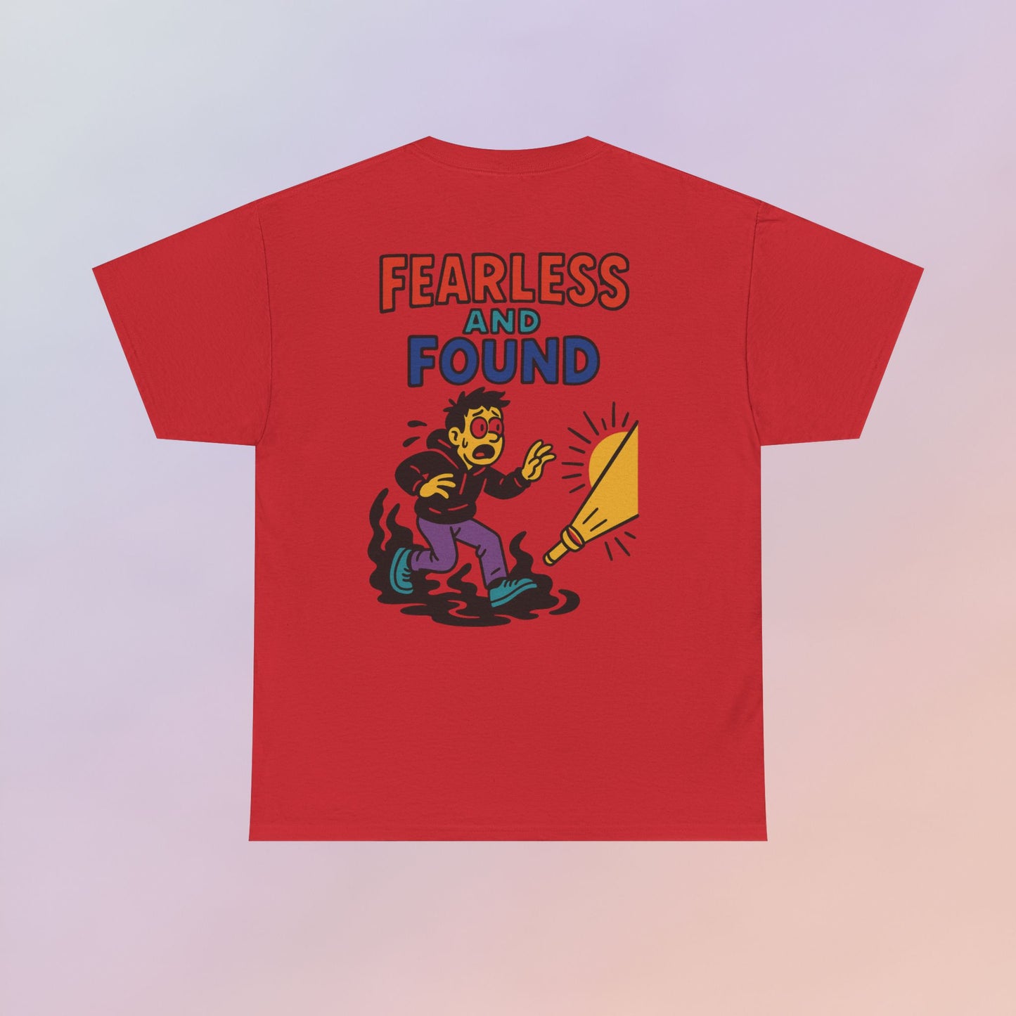 FEARLESS AND FOUND CARTOON TEE