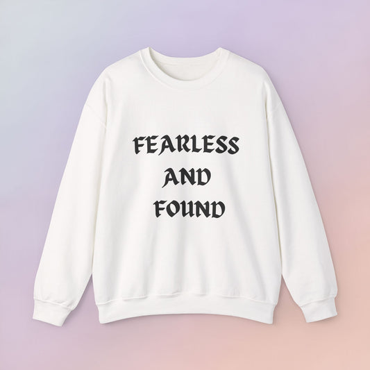 FEARLESS AND FOUND CARTOON SWEATSHIRT