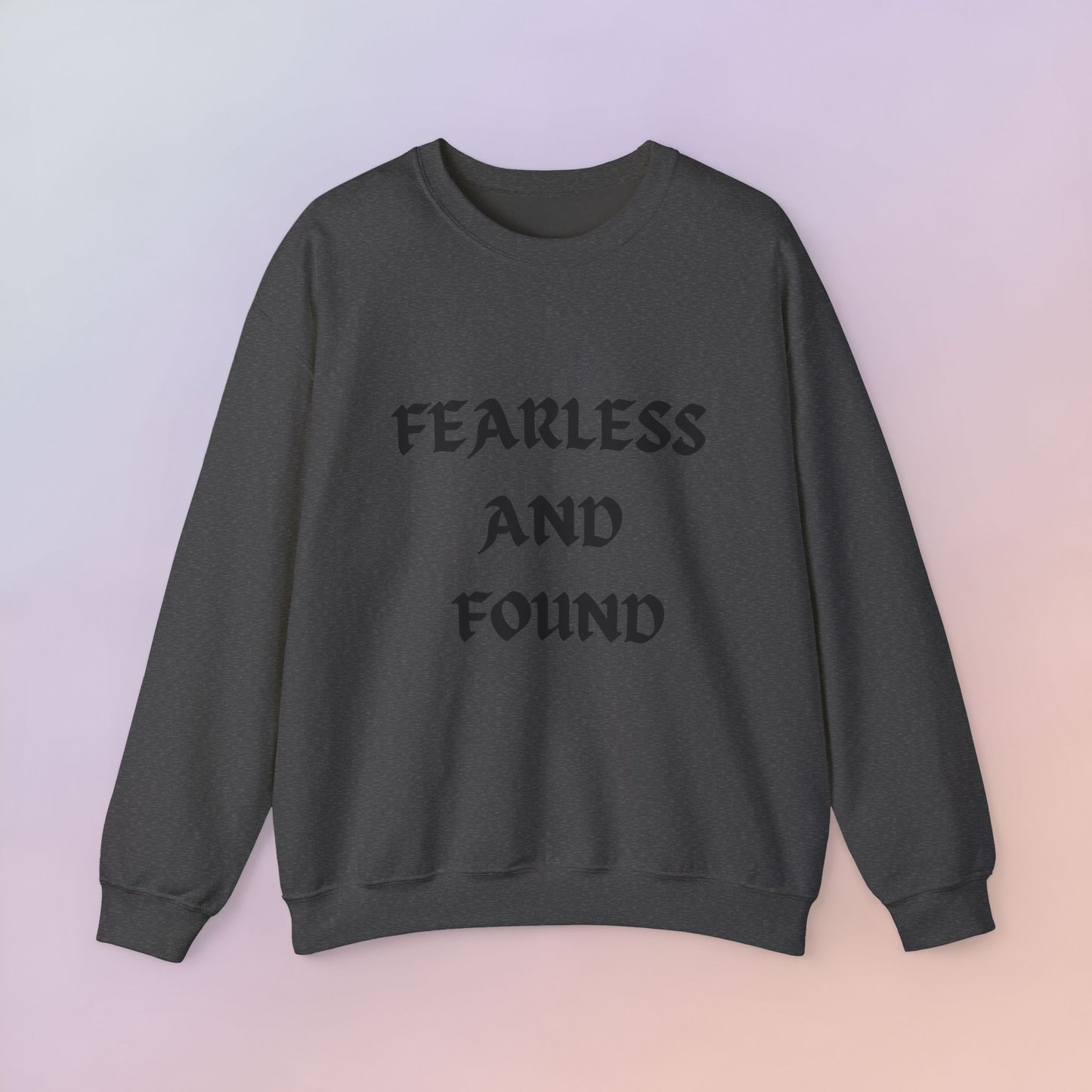 FEARLESS AND FOUND CARTOON SWEATSHIRT