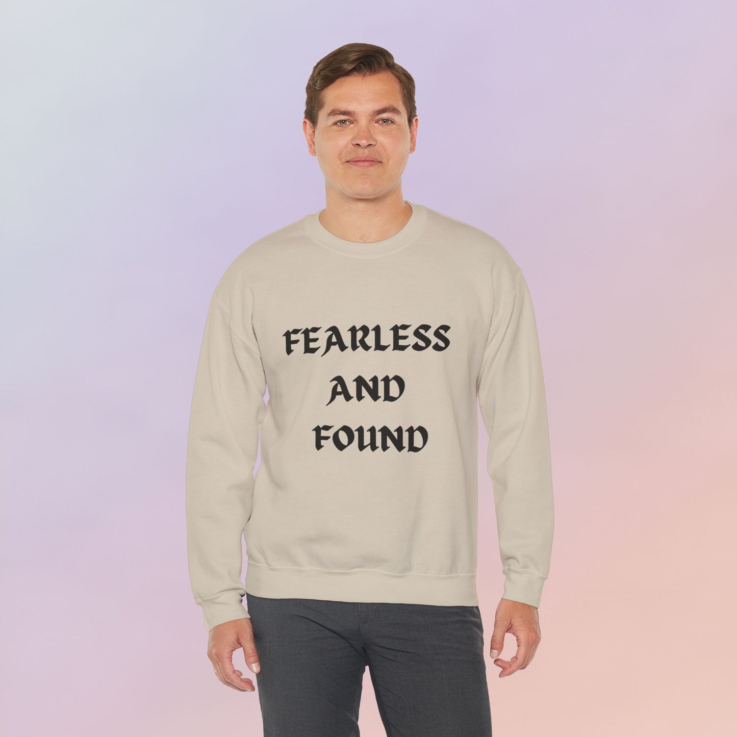 FEARLESS AND FOUND CARTOON SWEATSHIRT