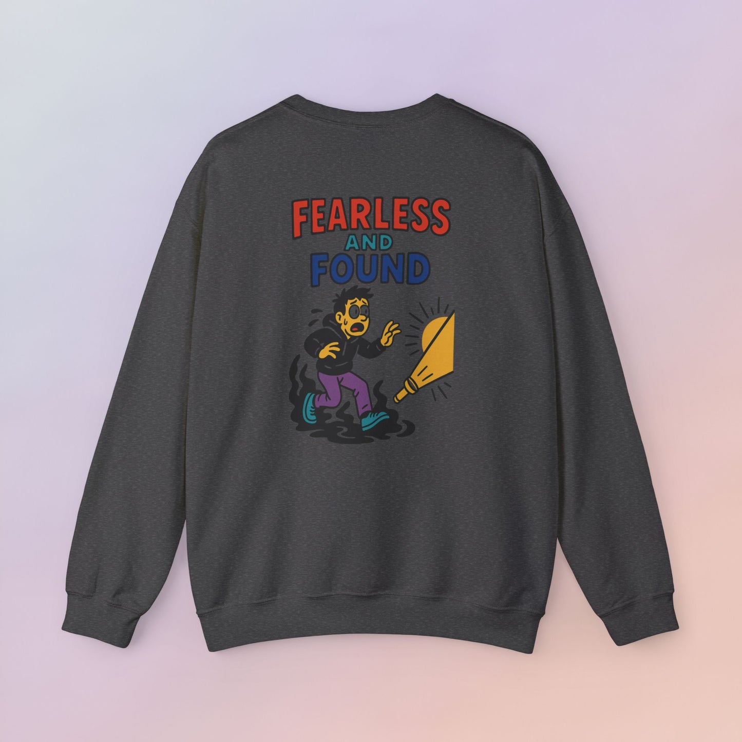 FEARLESS AND FOUND CARTOON SWEATSHIRT
