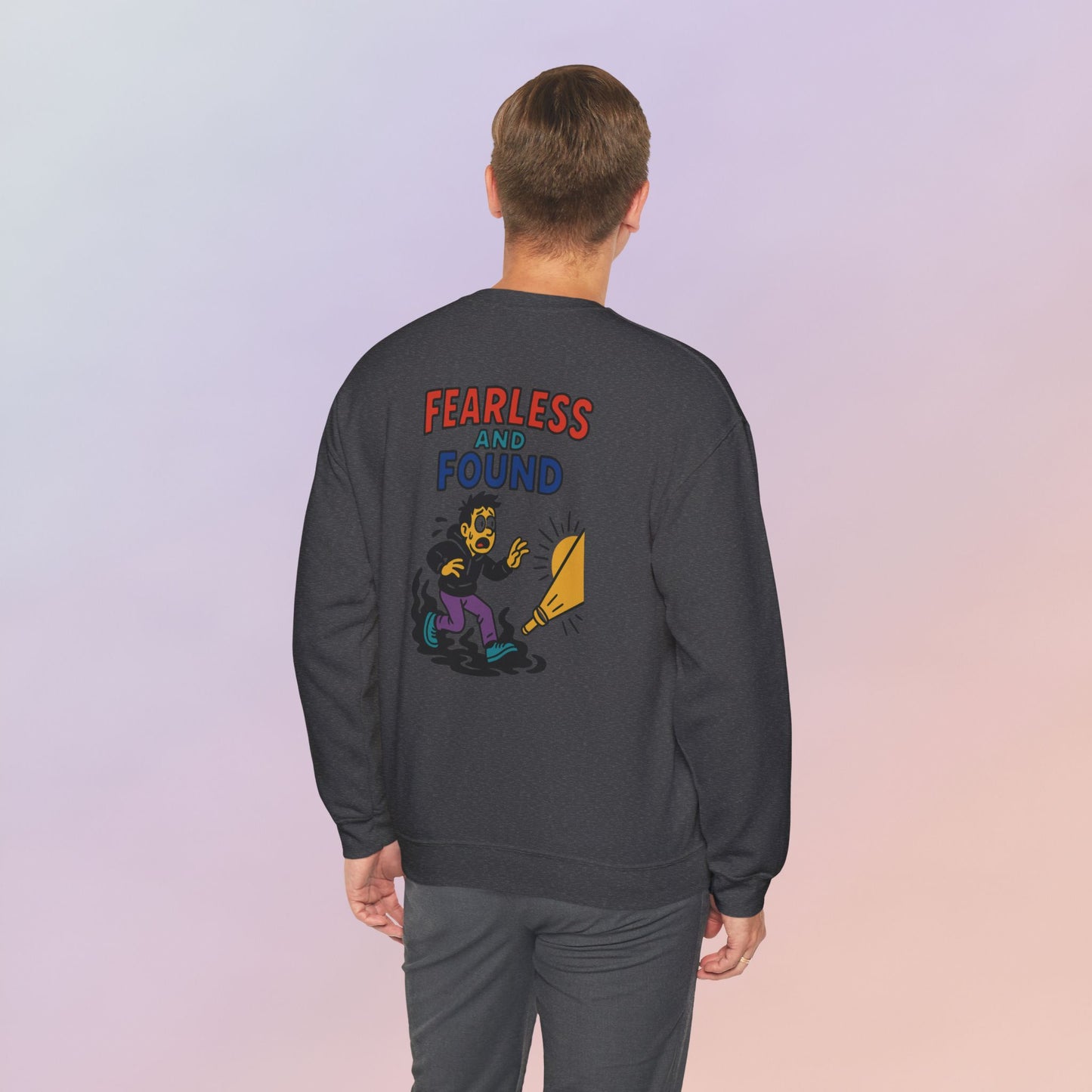FEARLESS AND FOUND CARTOON SWEATSHIRT