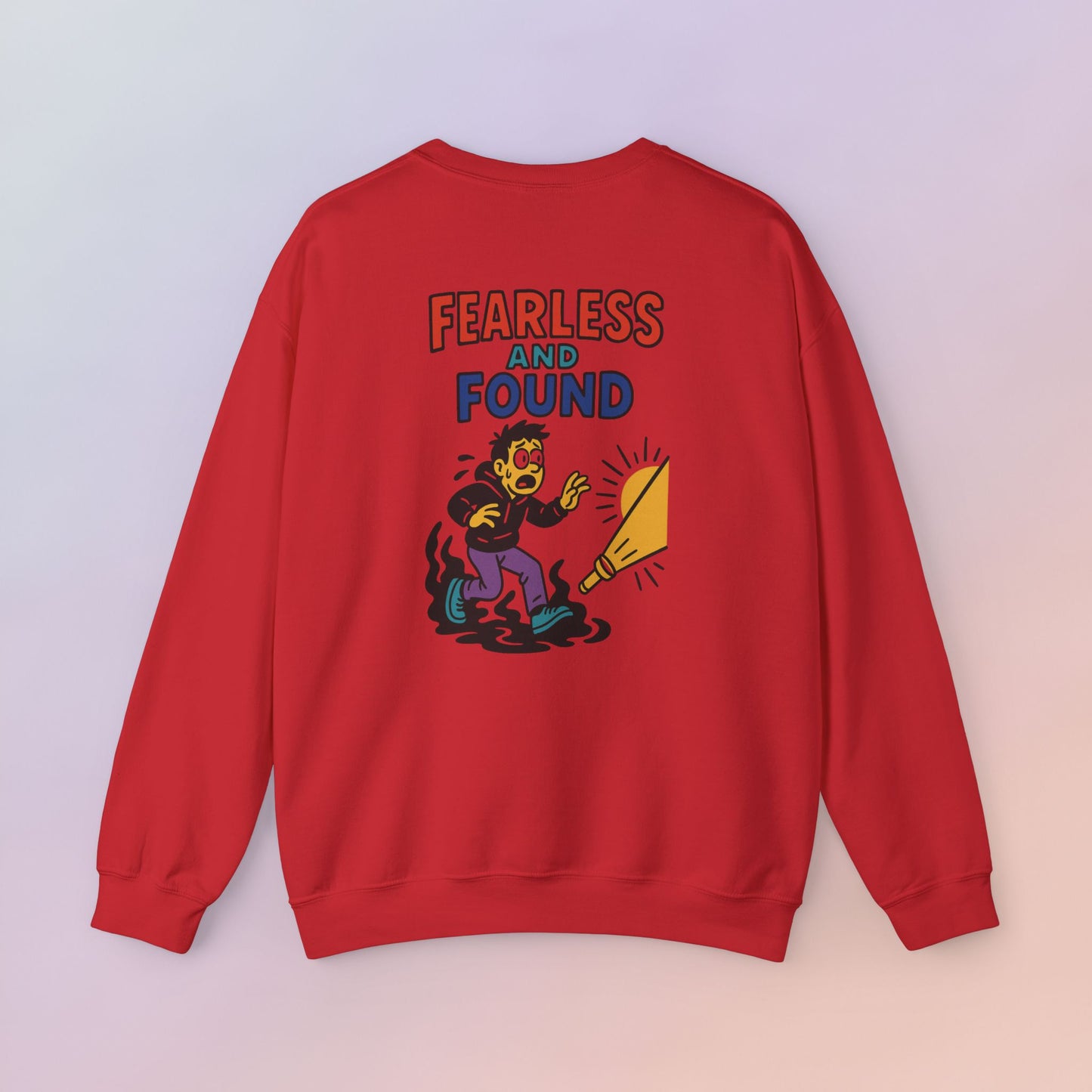 FEARLESS AND FOUND CARTOON SWEATSHIRT