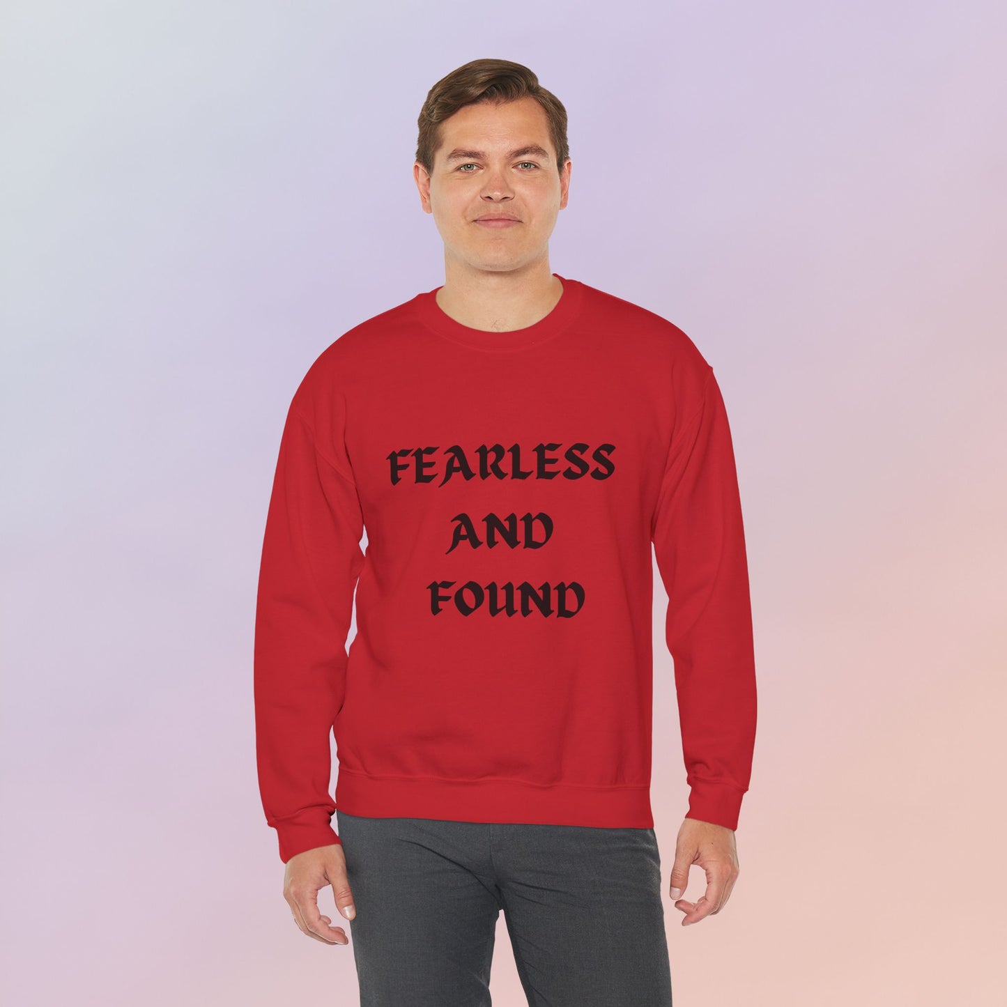 FEARLESS AND FOUND CARTOON SWEATSHIRT