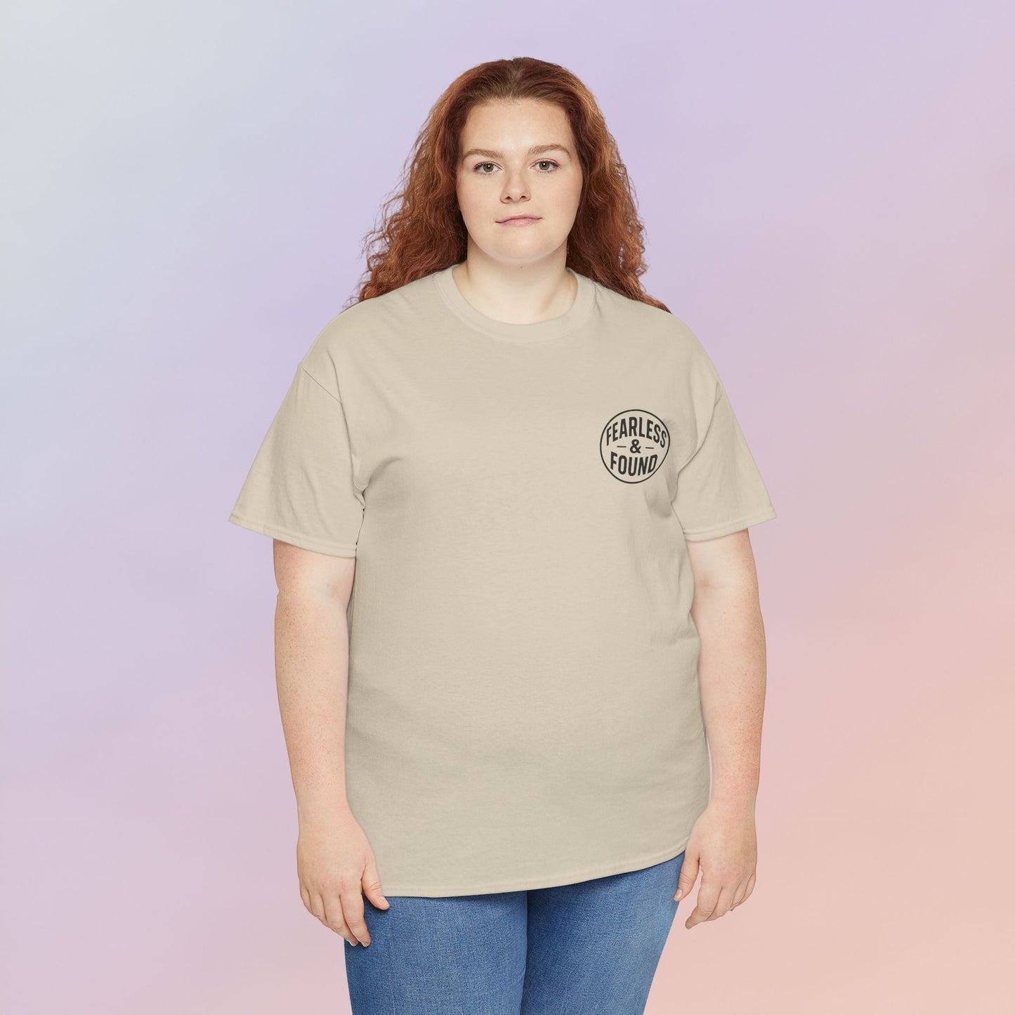FEARLESS AND FOUND CARTOON TEE